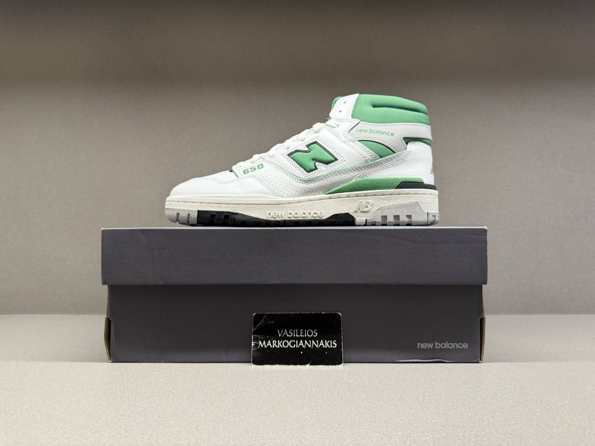 New Balance New Balance 650R White Green Size US 13 / EU 46 - 1 Thumbnail