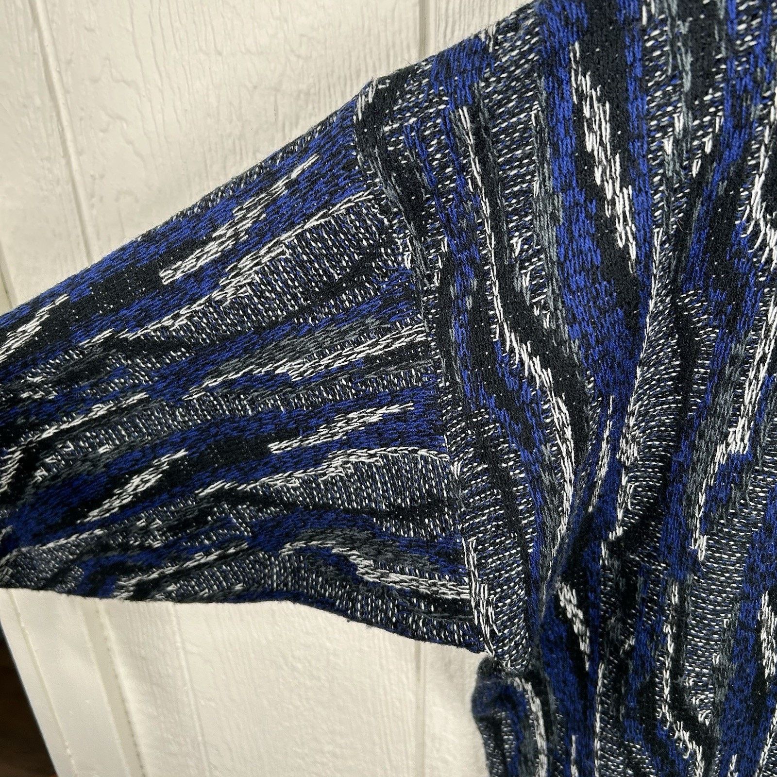 & Other Stories Vintage 90's Navy & Black Coogi Style Sweater X-Large Size US XL / EU 56 / 4 - 5 Thumbnail