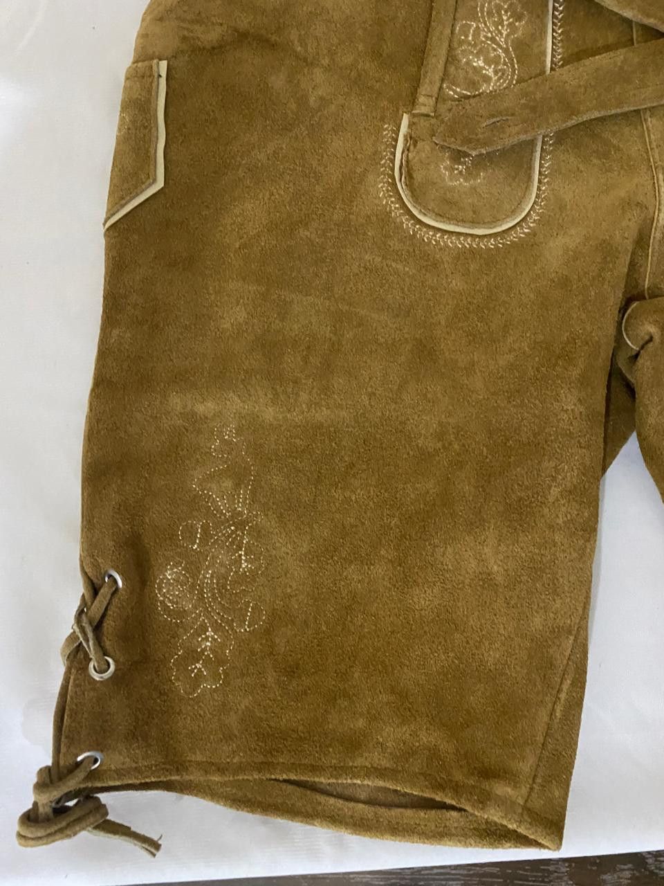 Handmade × Other Oktoberfest outfit Men's Suede Bavarian Lederhosen Size US 36 / EU 52 - 4 Thumbnail
