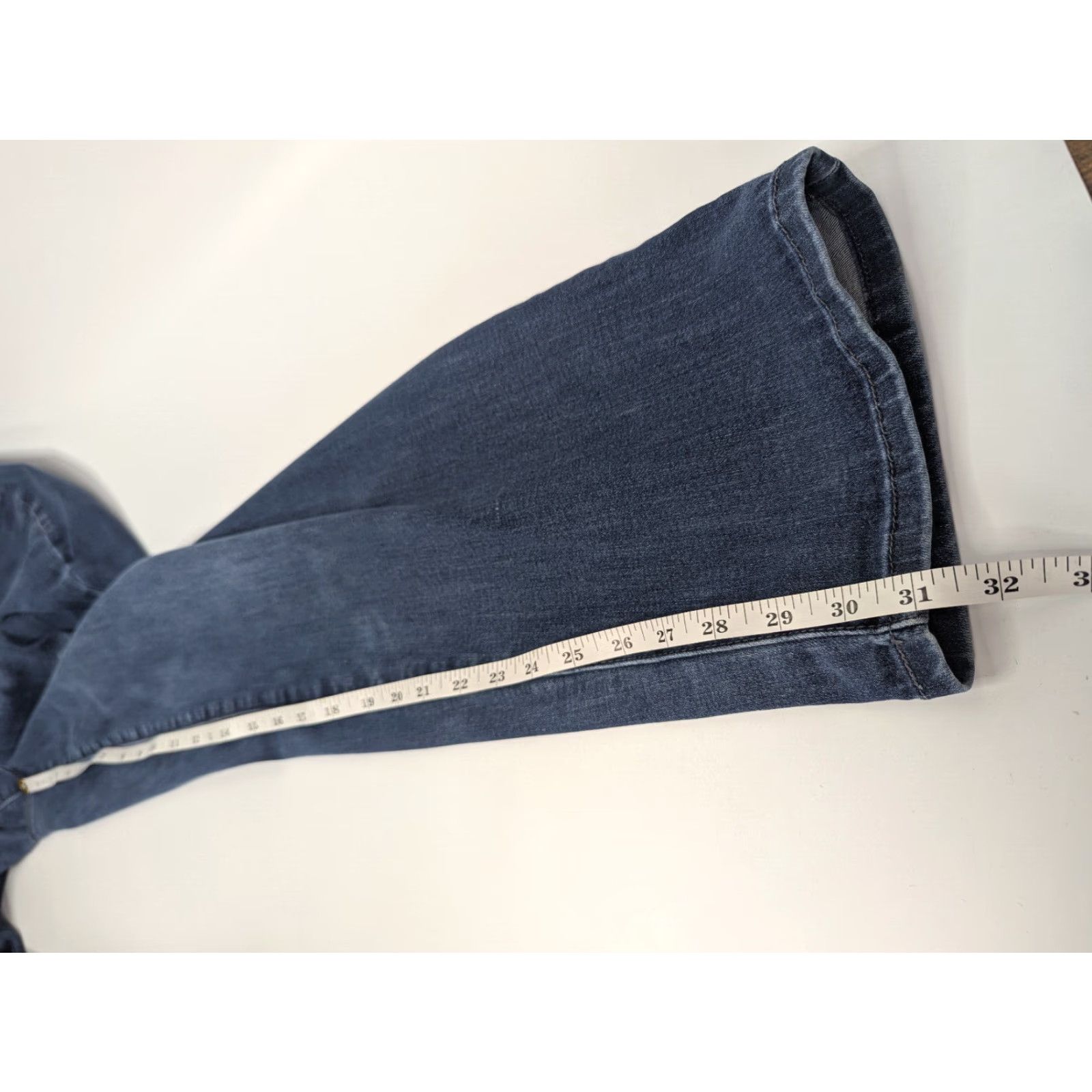 Vintage VINTAGE Lane Bryant Blue Jeans High Rise Straight Tighten Tummy Fit Sz 20 Womens Denim Cotton Polyester Spandex Rayon Stretchy Size 42" / US 20 - 5 Thumbnail