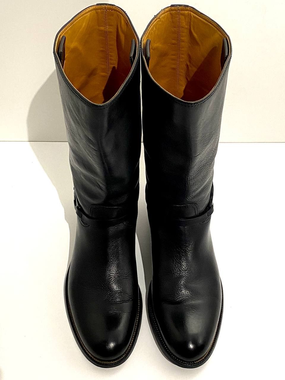 Gucci Gucci GG Logo Black Leather Calfskin Riding High Boots Size US 9.5 / EU 42-43 - 10 Thumbnail