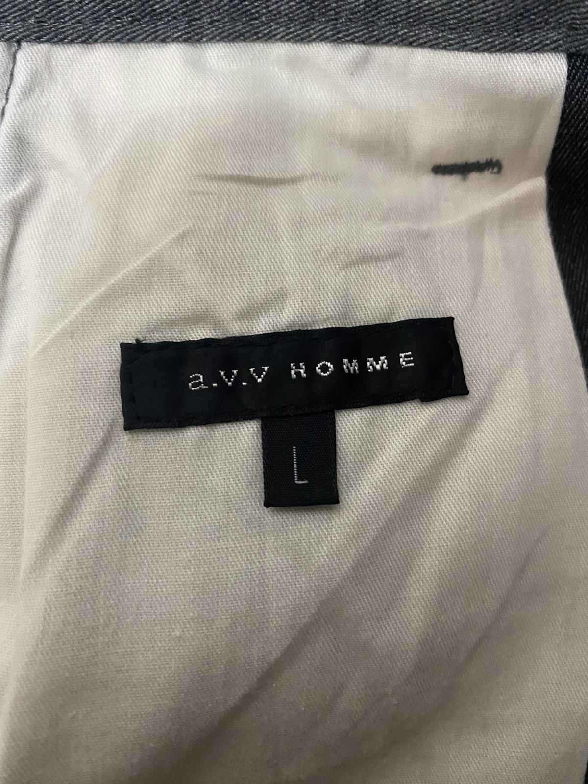 Japanese Brand A.V.V Homme Grey Pants Sz 32 Size US 32 / EU 48 - 10 Thumbnail