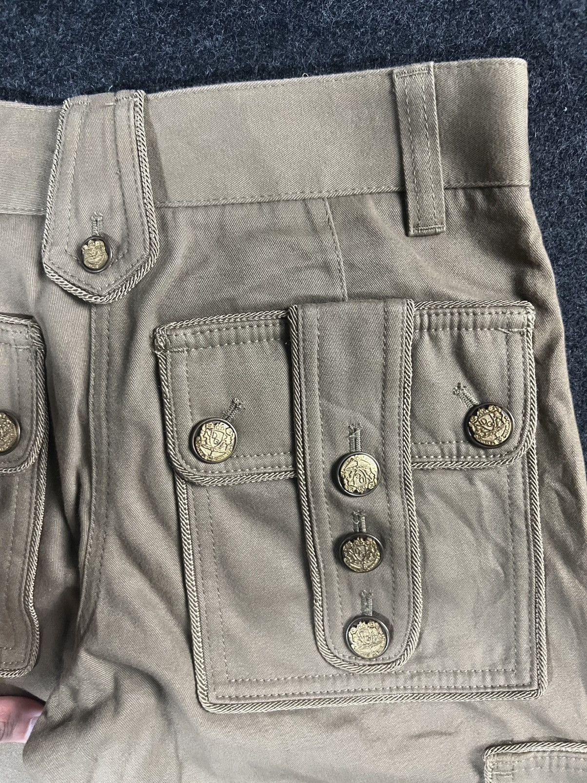 Dolce & Gabbana Vintage Dolce Gabbana made in Italy Cargo Shorts Embellished Size US 29 - 7 Thumbnail