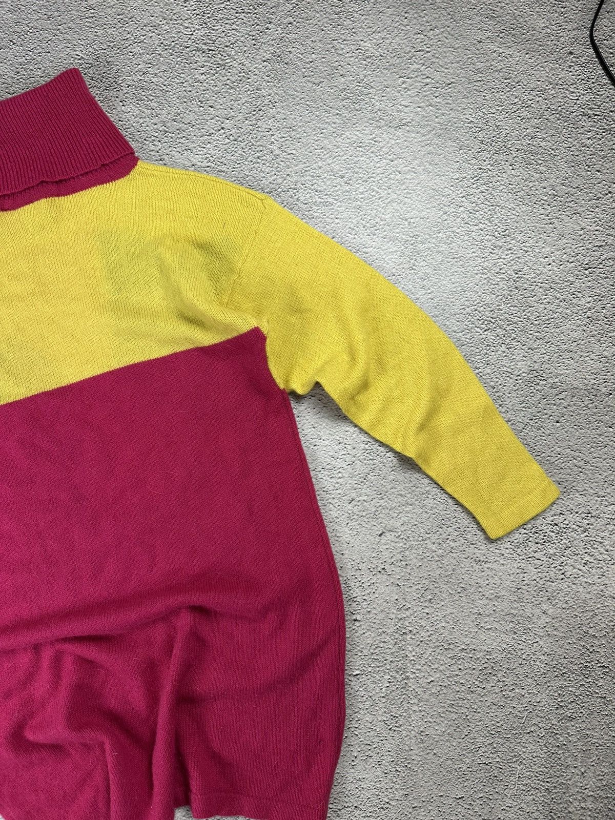 Hysteric Glamour Graph Line 80s Bold Graphic Knit Sweater Tunic Art Colorful Size M / US 6-8 / IT 42-44 - 9 Thumbnail