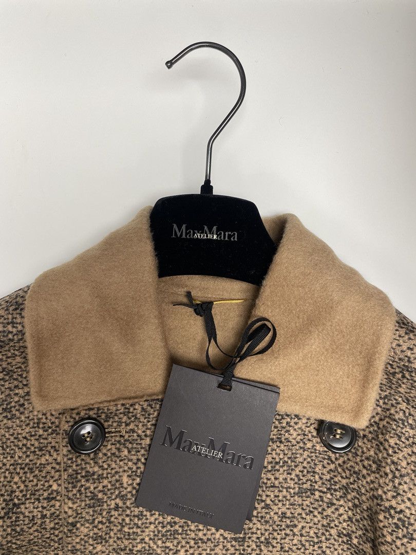 Max Mara MAX MARA Womens Evelin Reversible Wool Coat Size M / US 6-8 / IT 42-44 - 3 Thumbnail