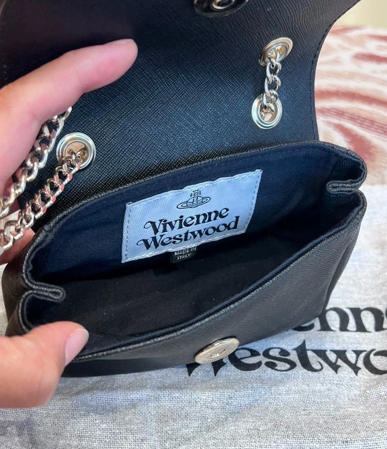 Vivienne Westwood Vivienne Westwood size os Earth Logo Snap-On Shoulder Bag w Size ONE SIZE - 6 Thumbnail