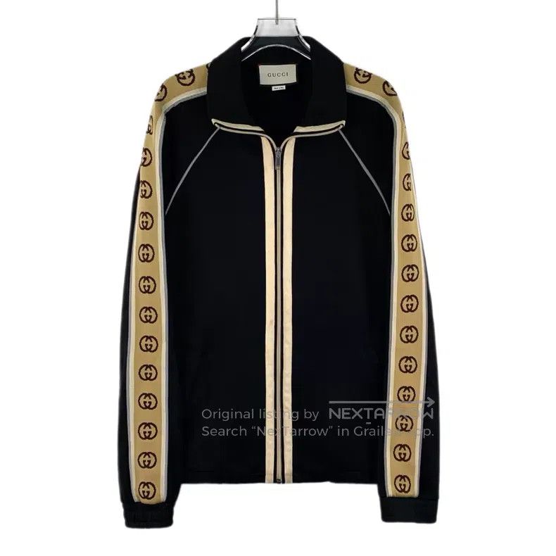 Gucci Gucci Black side logo string label cotton lapel zipper lon Size US M / EU 48-50 / 2 - 1 Thumbnail