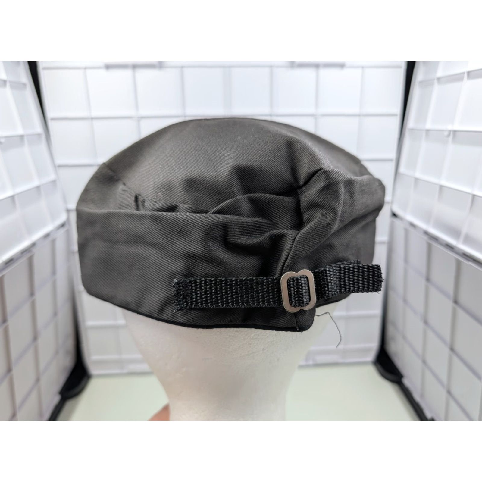 Harley Davidson VINTAGE Harley-Davidson Painters Hat Cap Aztec Pattern Black OSFM USA Made Unisex Adults One Size Painters Hat Biker Retro 70s 80s Deadstock Size ONE SIZE - 6 Thumbnail