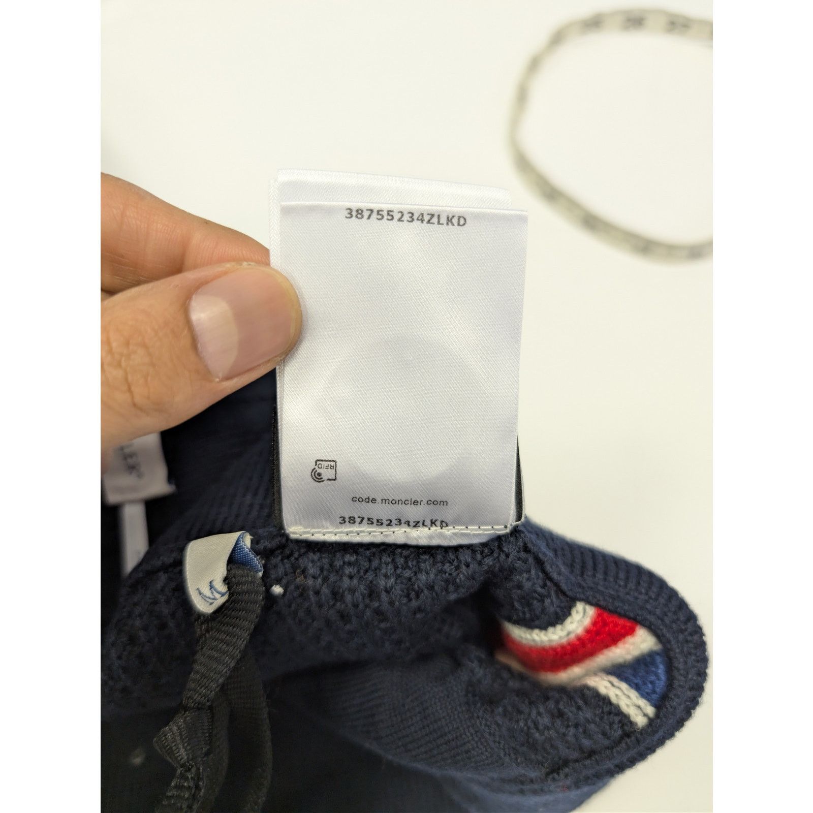 Moncler × Palm Angels o1rshd1 Knitwear Racing Track Pants in Navy Blue / White Size US 38 / EU 54 - 22 Thumbnail