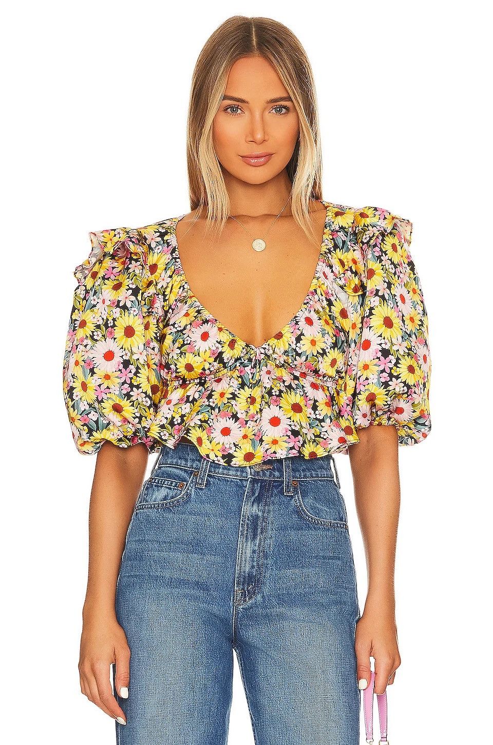 For Love & Lemons For Love and Lemons Glenn Top size M Size M / US 6-8 / IT 42-44 - 1 Thumbnail