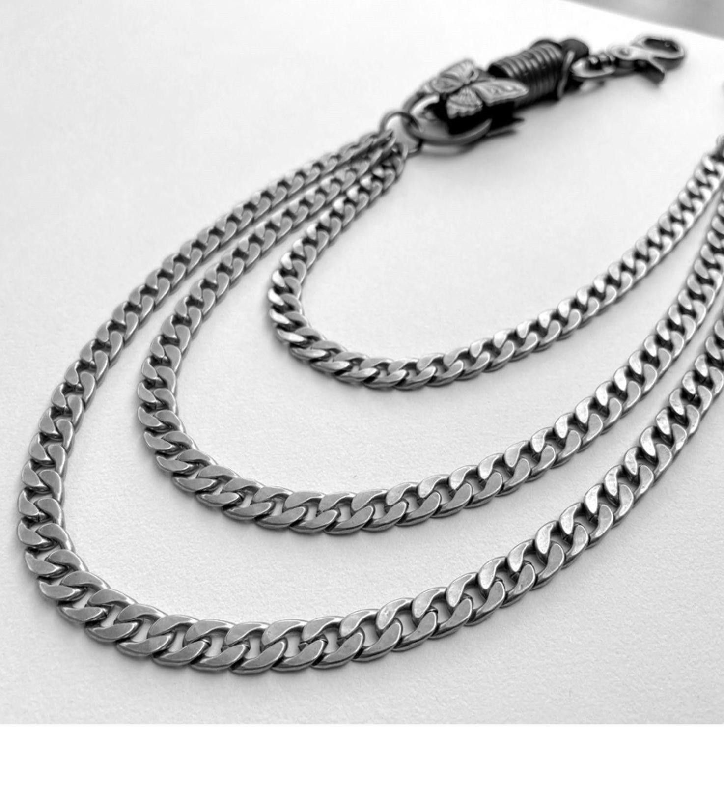 Jewelry Chain Wallet Chain Skull Keychain Size ONE SIZE - 2 Thumbnail