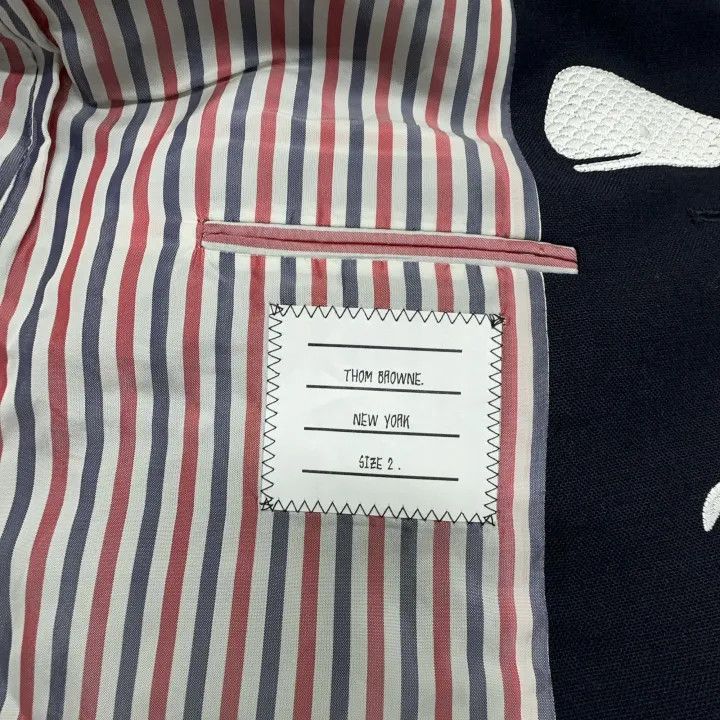 Thom Browne Thom Browne Pattern Print Single Button Suit -2507 Size US S / EU 44-46 / 1 - 1 Thumbnail