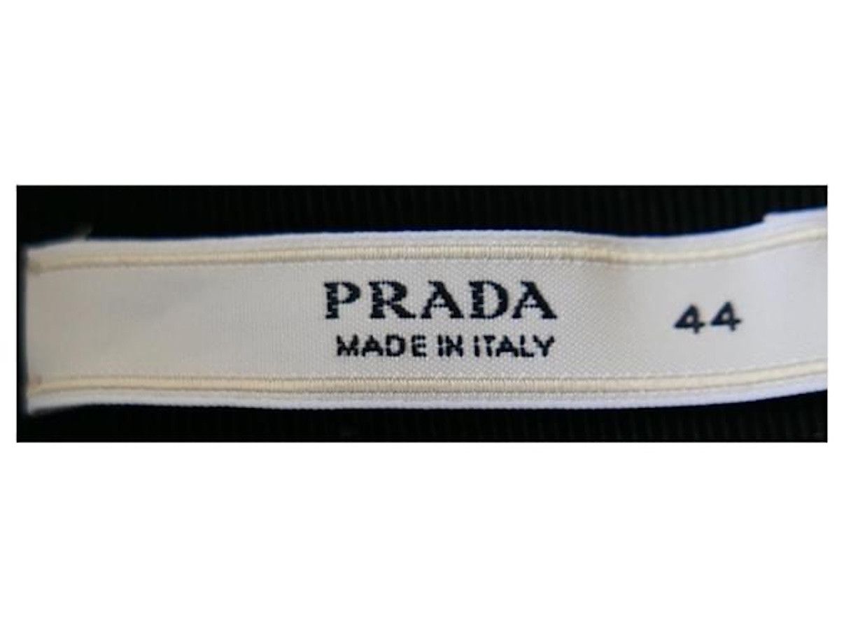 Prada Prada Fall 2008 Black Wool Felt Corset Bust Dress Size M / US 6-8 / IT 42-44 - 9 Thumbnail