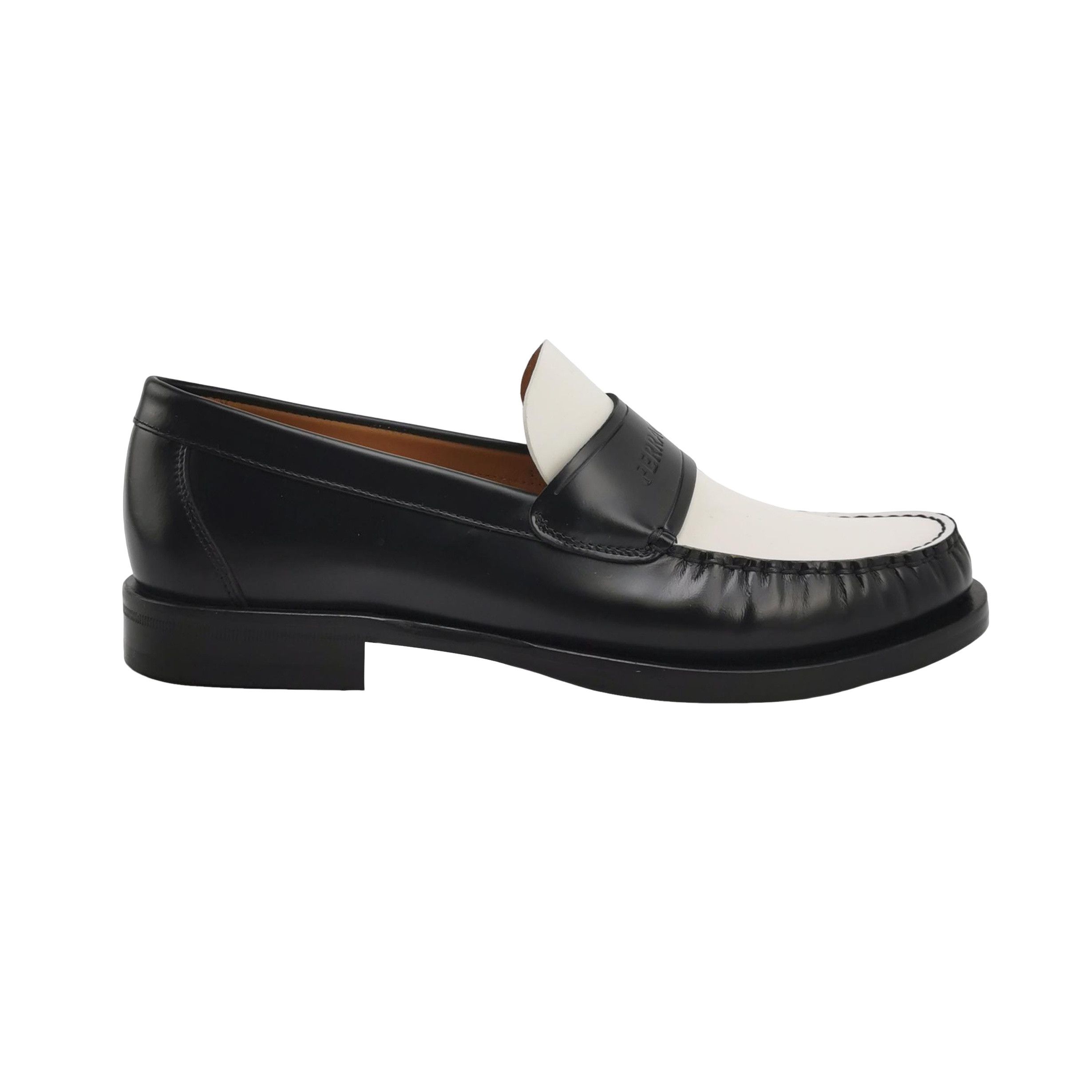 Salvatore Ferragamo Salvatore Ferragamo Two-Tone Leather Loafers 8.5 Size US 9 / EU 42 - 1 Thumbnail