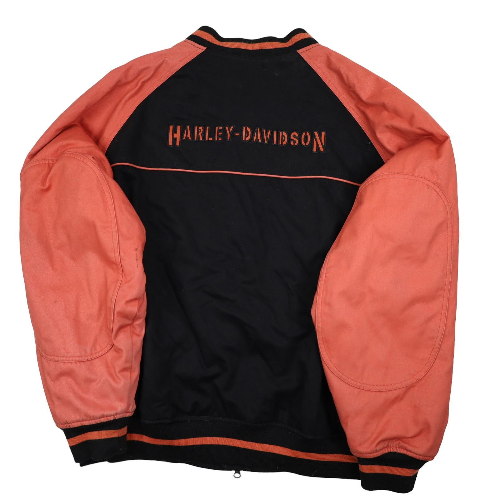 Harley Davidson × Vintage Vintage Harley Davidson Spellout Quilted Bomber Jacket Size US XL / EU 56 / 4 - 12 Thumbnail
