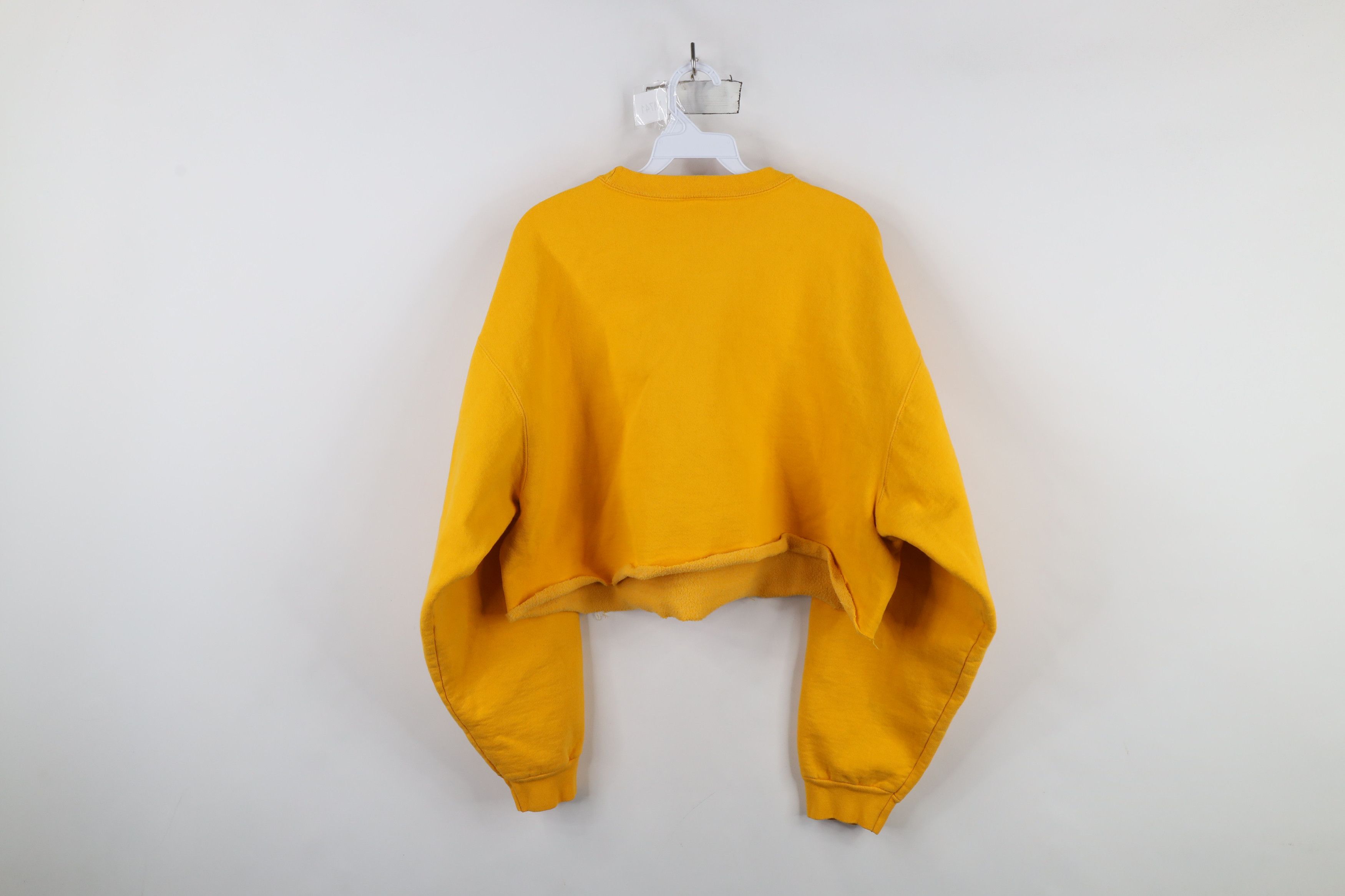 Vintage Vintage 90s Off Cropped University of Michigan Sweatshirt Size XL / US 12-14 / IT 48-50 - 11 Thumbnail