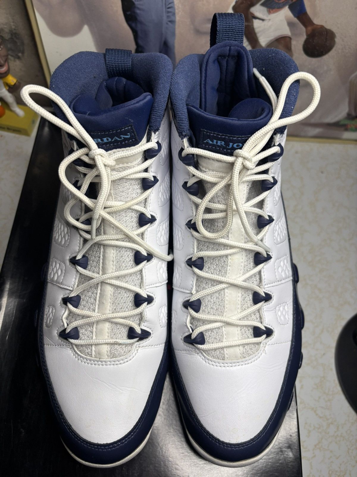Jordan Brand Jordan Retro 9 ‘university blue’ Size US 12 / EU 45 - 2 Thumbnail