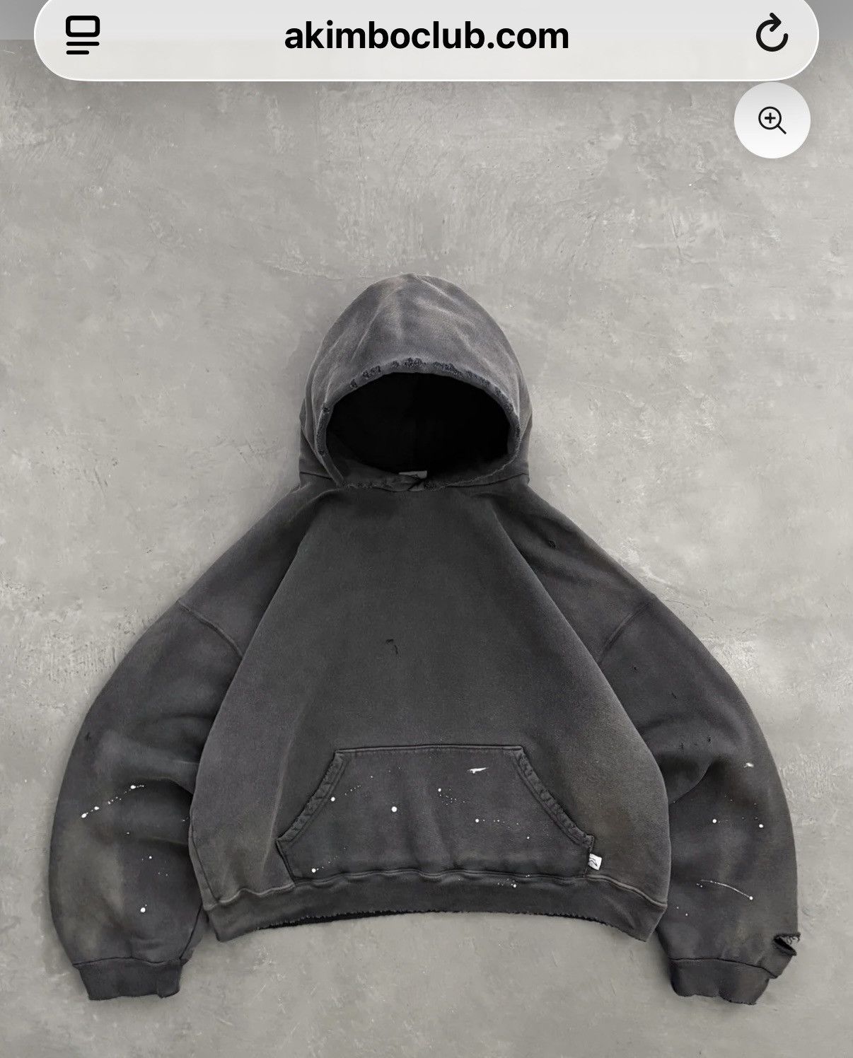 Akimbo Club Akimbo Club Snake Skin Hoodie | Grailed