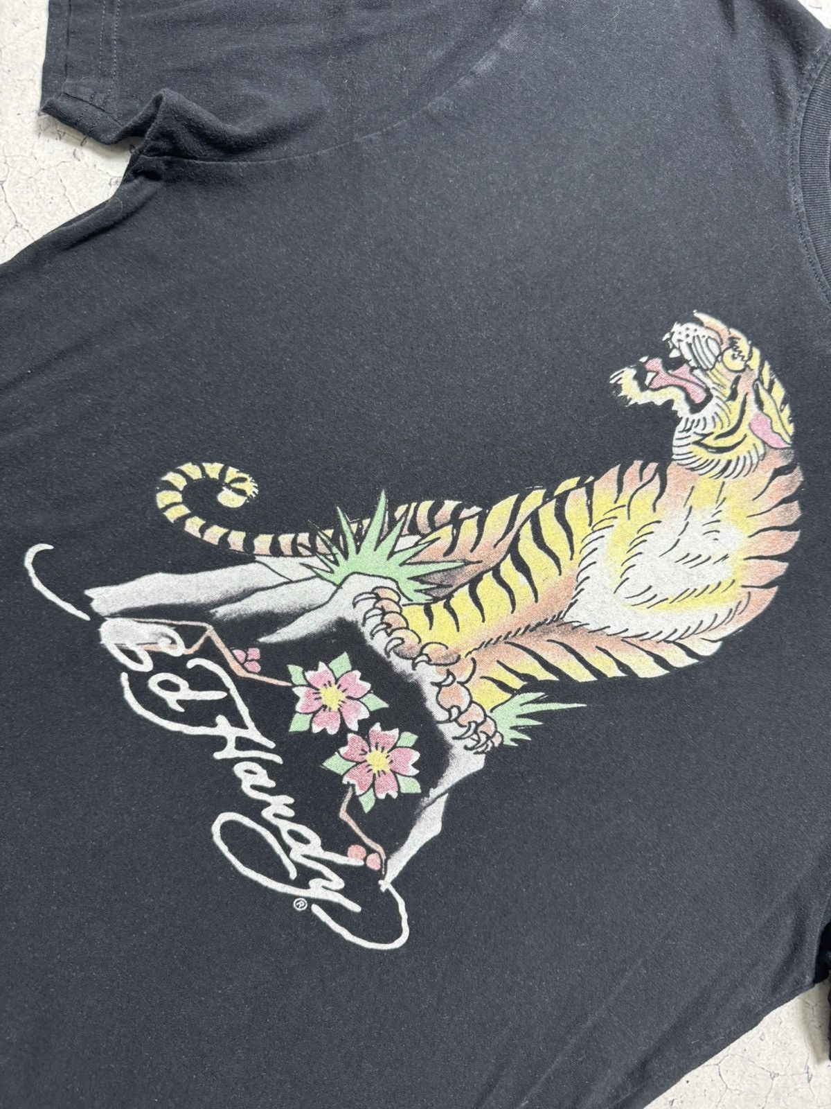 Ed Hardy Ed Hardy Tiger Black Big Logo T-Shirt Size M Size US M / EU 48-50 / 2 - 5 Thumbnail