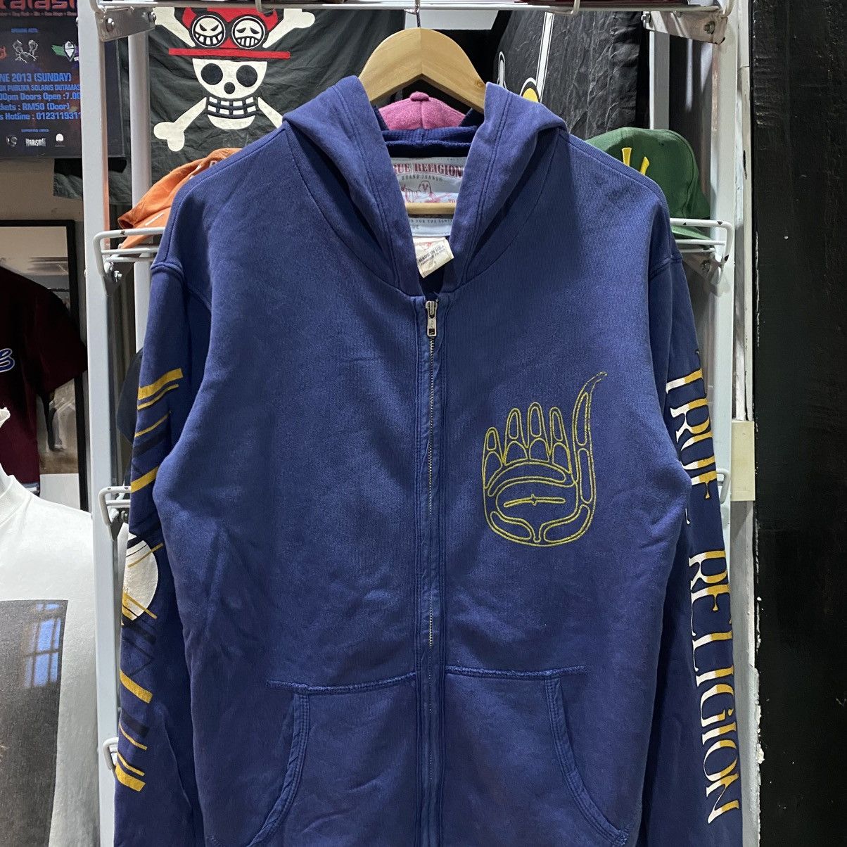 True Religion × Vintage True Religion Vintage Love Free Nice Design Hoodie Size US S / EU 44-46 / 1 - 3 Thumbnail