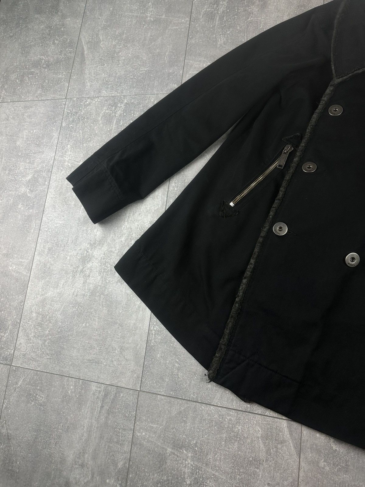 Diesel Women’s Diesel Double Breasted Black Avant Gard Jacket Size S / US 4 / IT 40 - 5 Thumbnail