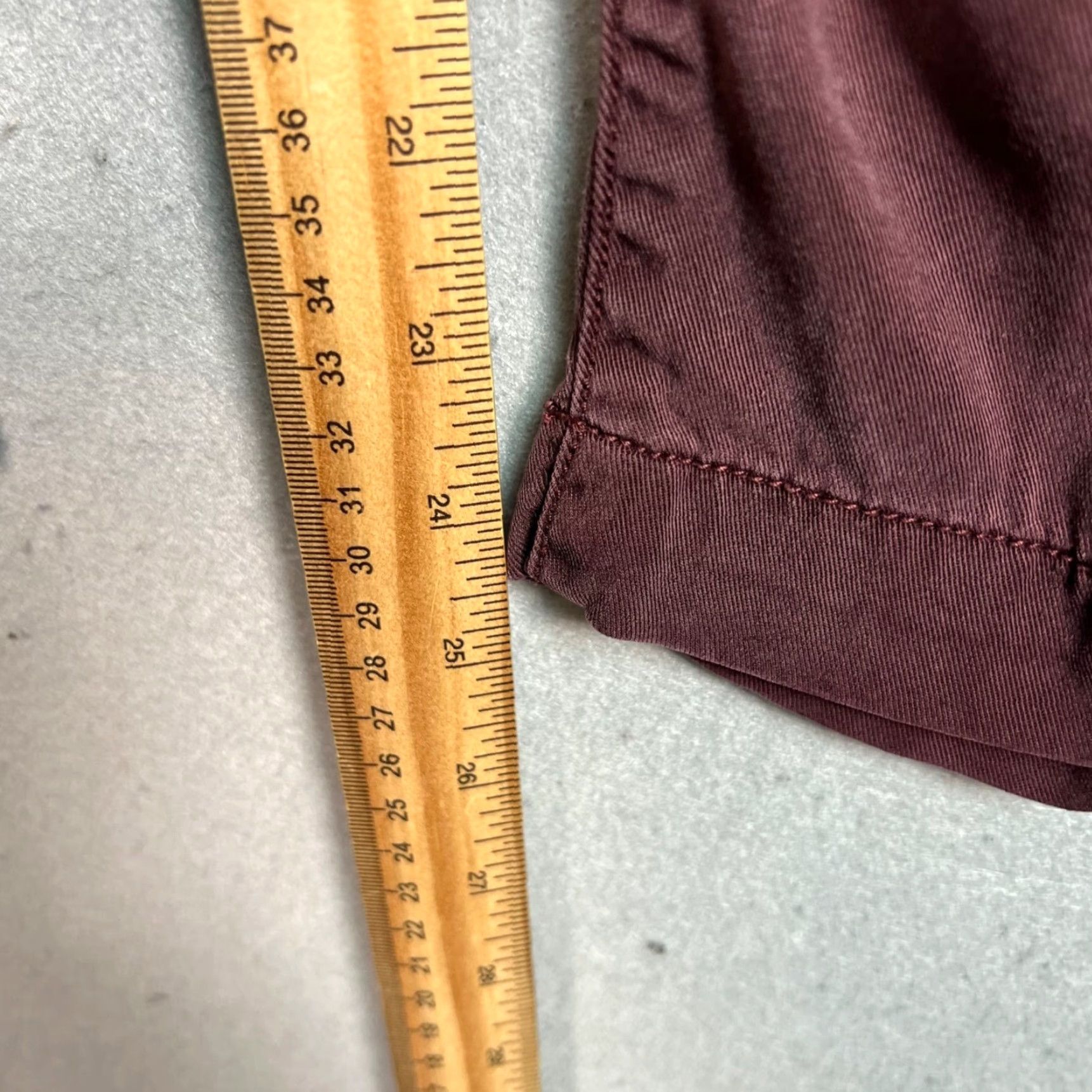 Gap Gap Burgundy Lyocell Blend Tapered Pants Size 4 Womens Size 27" / US 4 / IT 40 - 7 Thumbnail