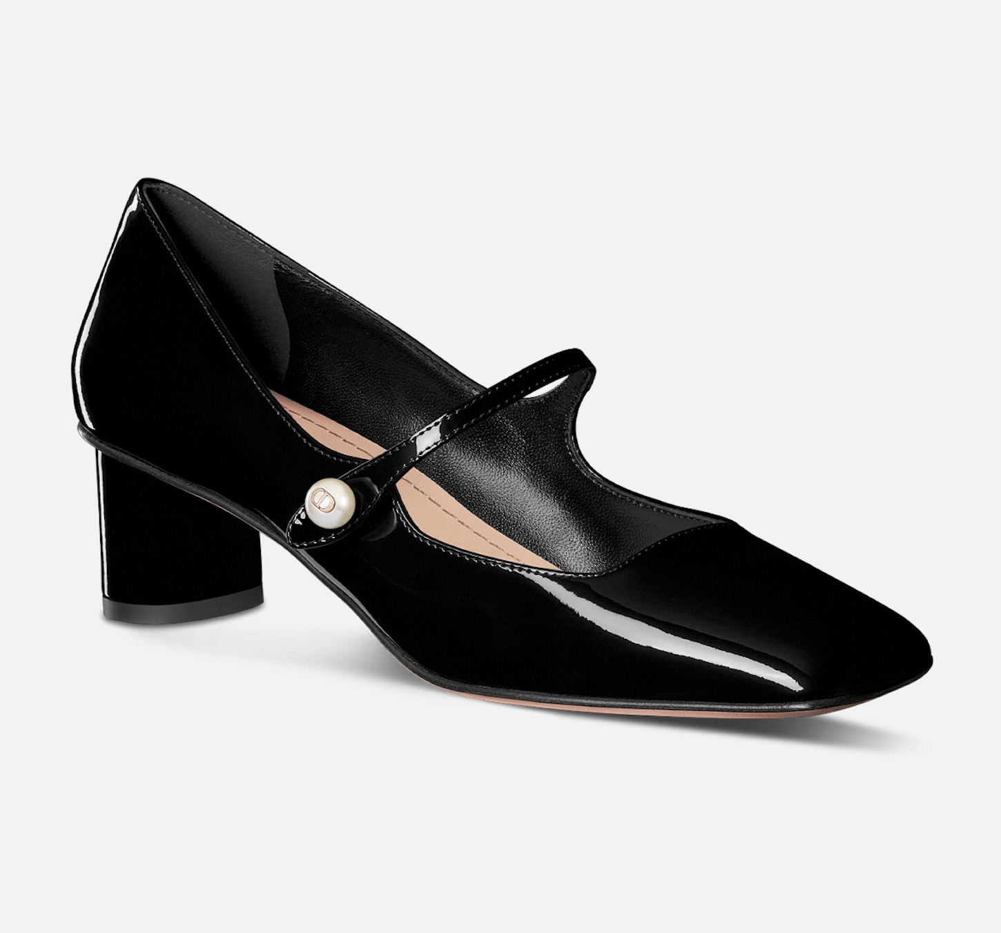Dior Dior Jolie Patent Maryjane Pearl Strap Heel Pump 39.5 Size US 9.5 / IT 39.5 - 3 Thumbnail