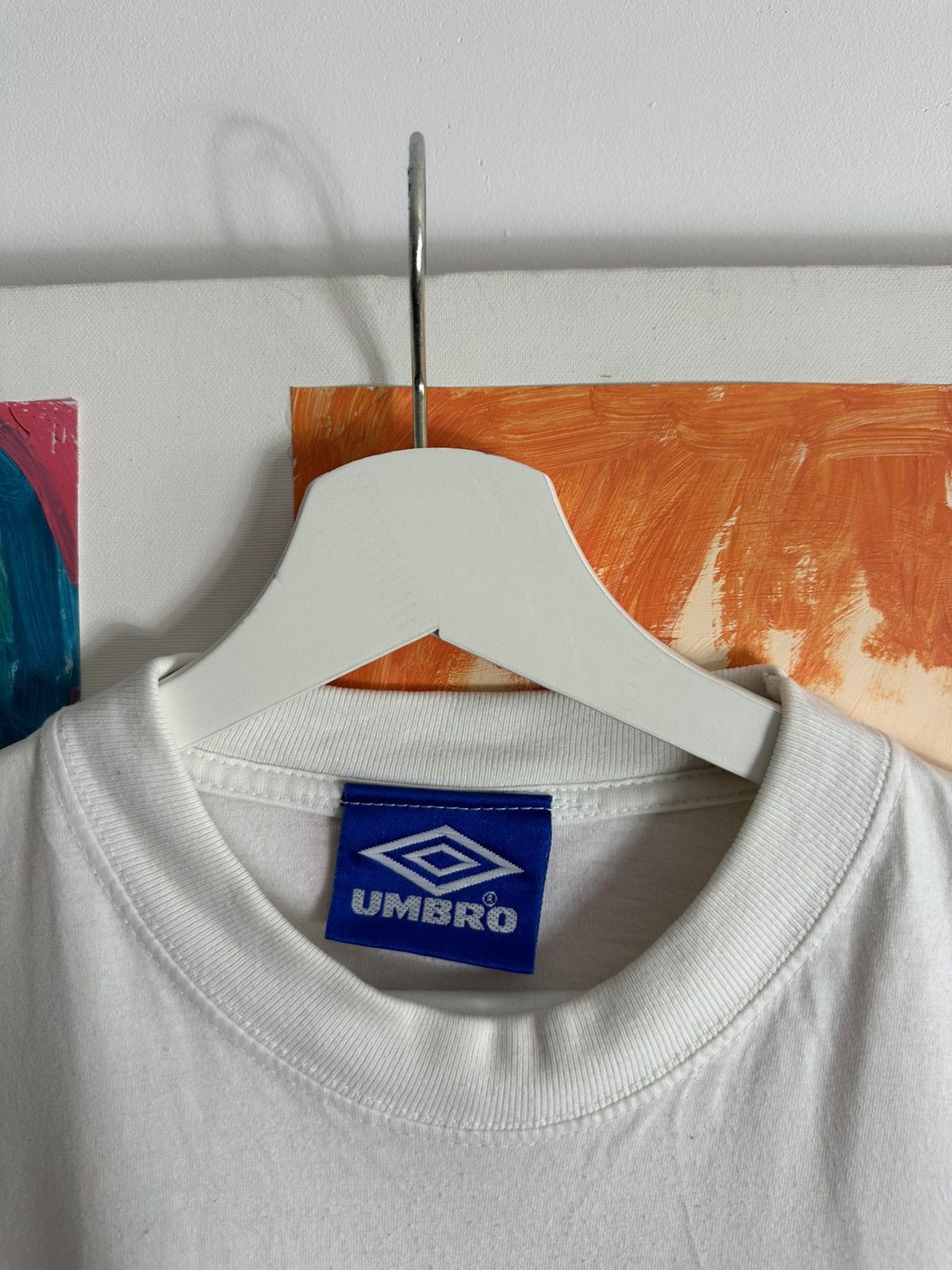 Umbro Vintage 90s Umbro Manchester Bayern Champions League tshirt Size US L / EU 52-54 / 3 - 7 Thumbnail