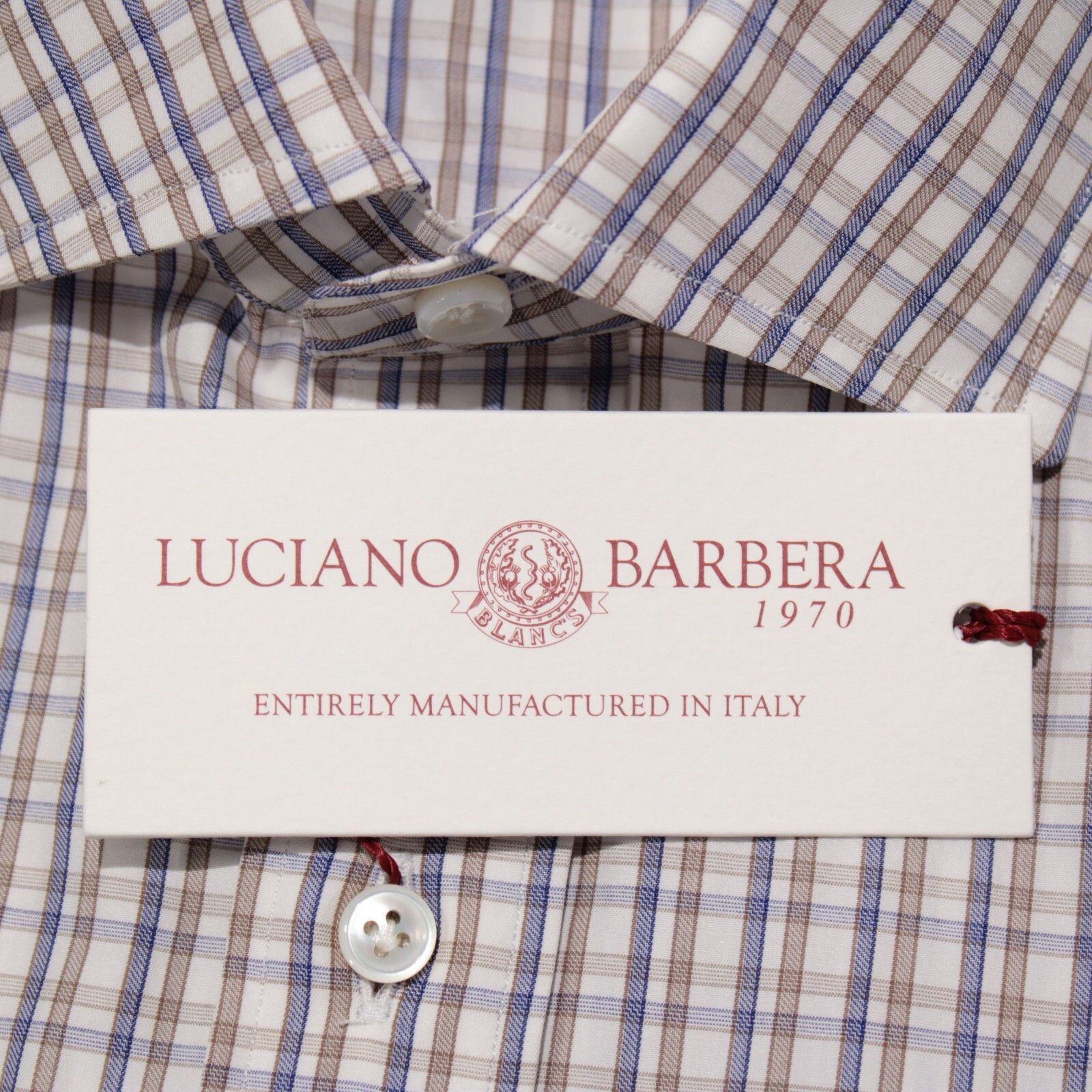 Luciano Barbera Luciano Barbera New with tags Shirt Size XL US In Brown Size US XL / EU 56 / 4 - 2 Thumbnail