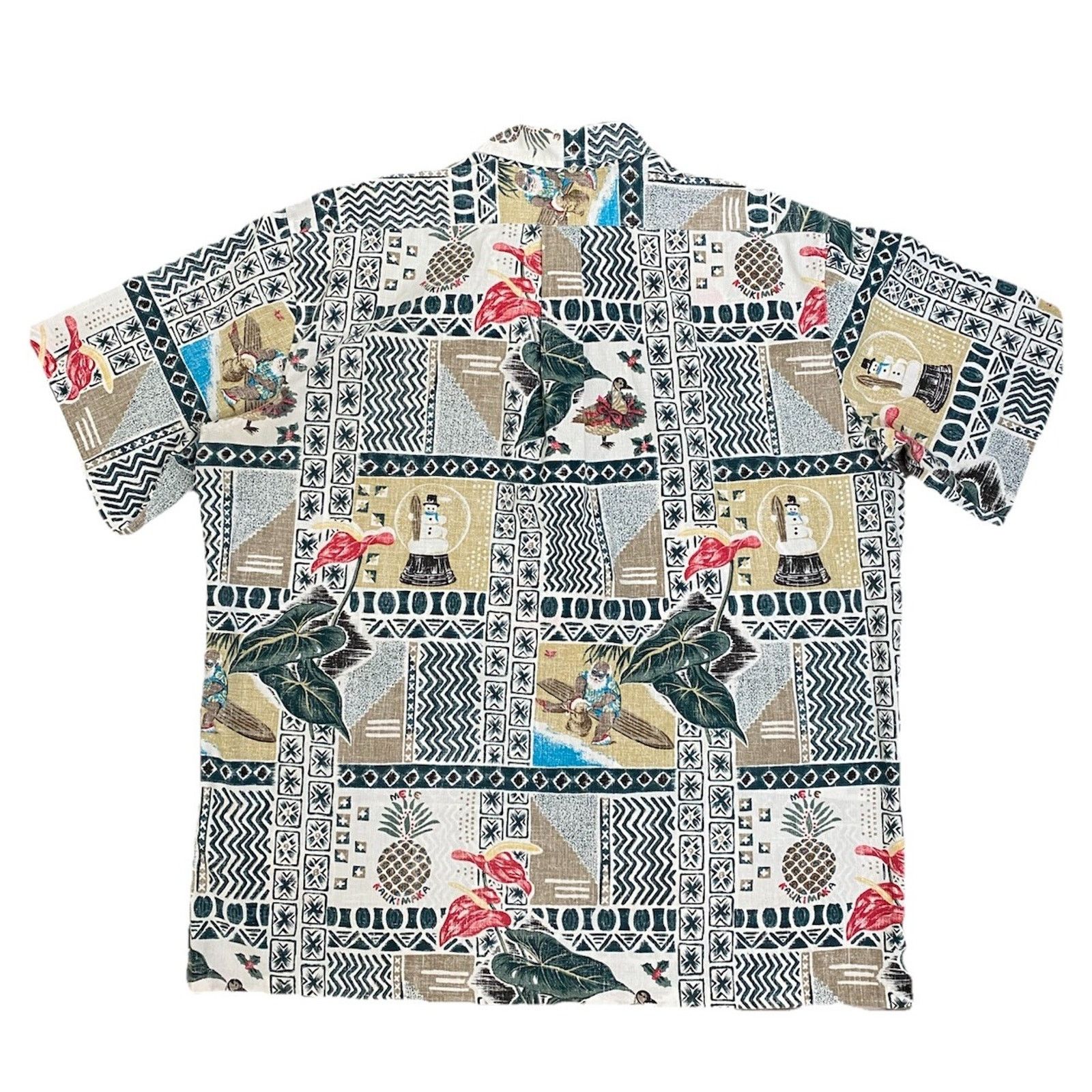 Reyn Spooner Reyn Spooner Mele Kalikimaka Shirt Button Santa XXL Size US XXL / EU 58 / 5 - 2 Thumbnail