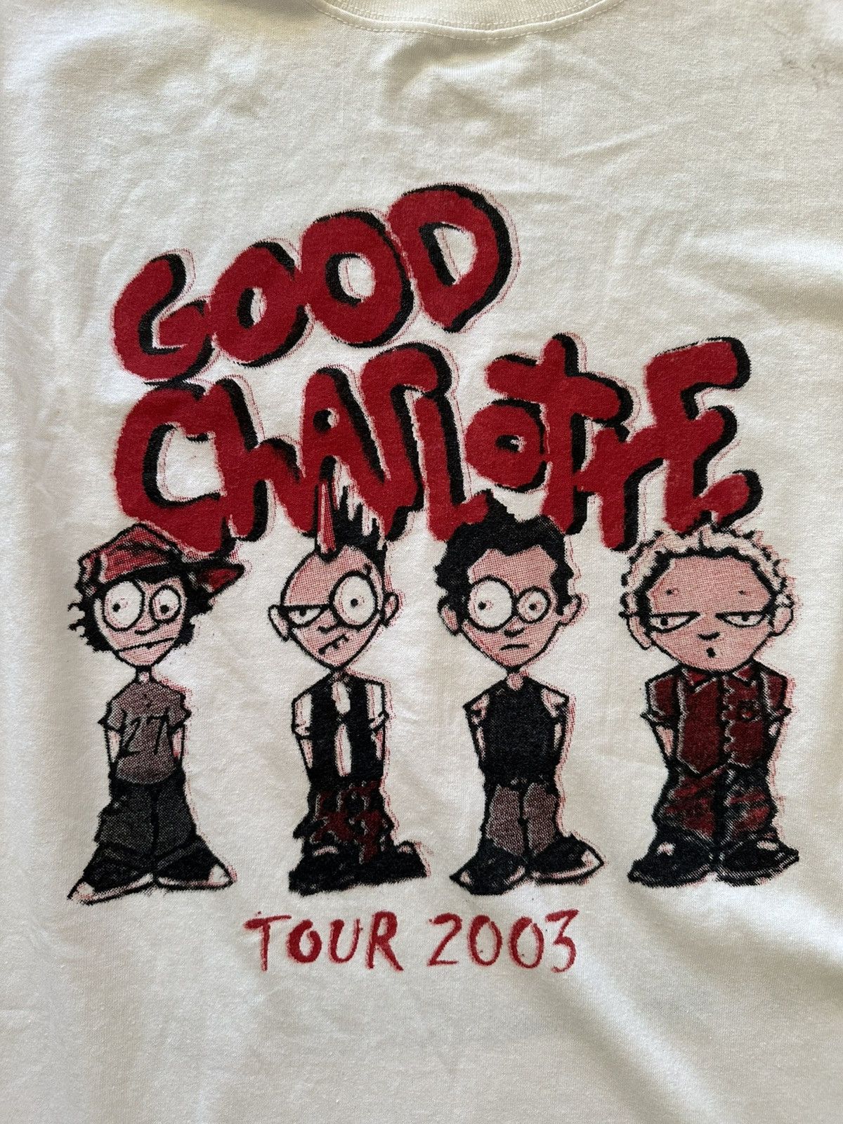 Band Tees × Vintage Vintage Good Charlotte Y2K L/S North American Tour 2003 Tee Size US L / EU 52-54 / 3 - 3 Thumbnail