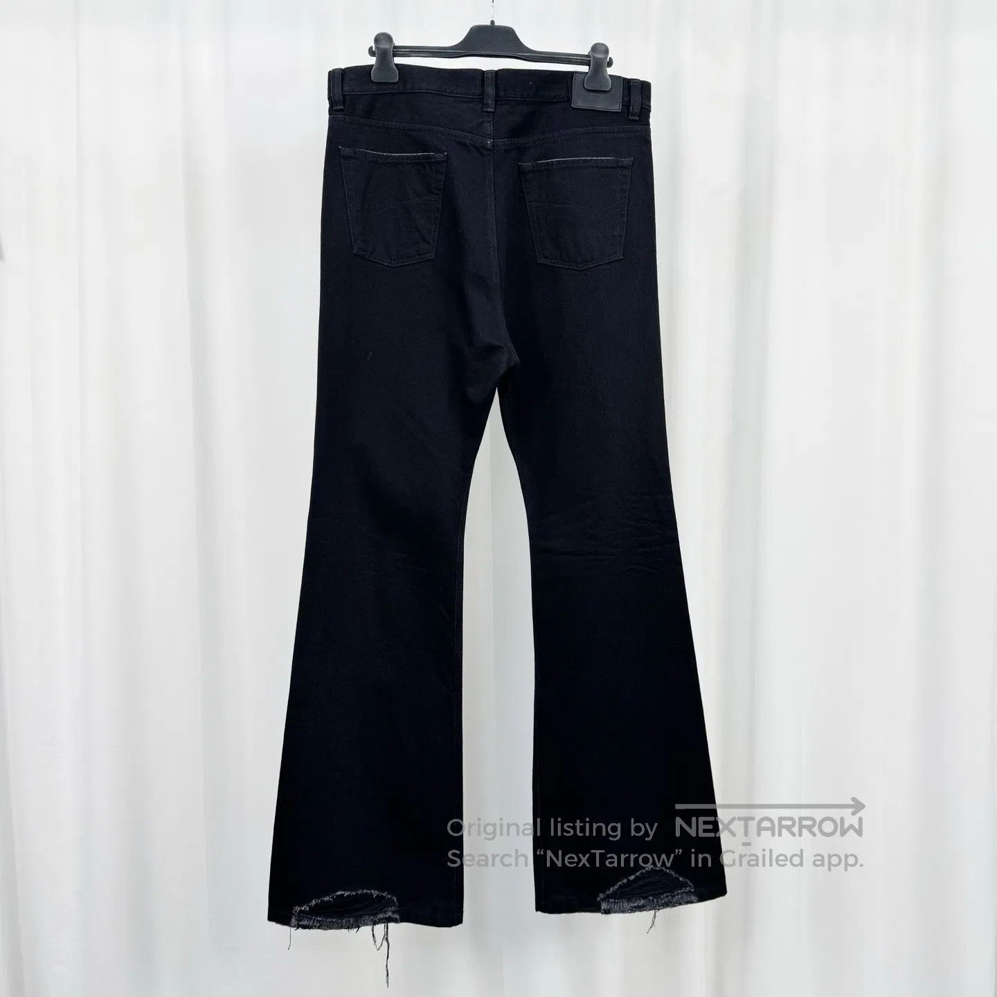 Balenciaga Balenciaga Lost Tape Distressed Flared Jeans| Size US 36 / EU 52 - 2 Thumbnail