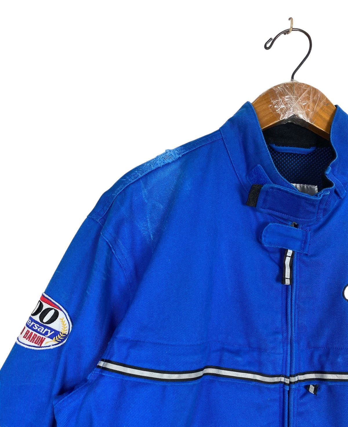 Japanese Brand Elf 300 Anniversary Red Baron Embroidery Big Logo Jacket Size US M / EU 48-50 / 2 - 7 Thumbnail