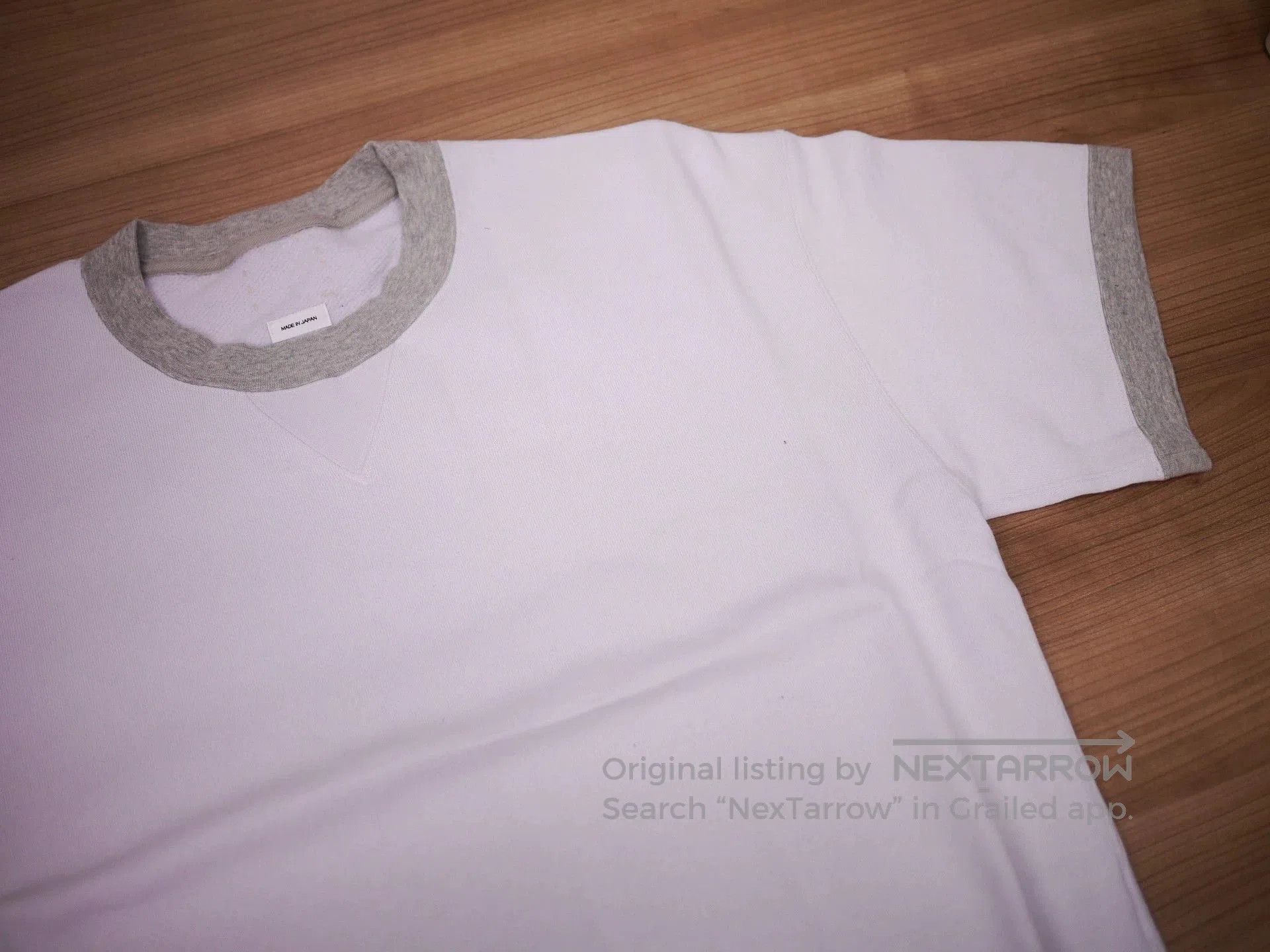 Visvim White Short Sleeve Shirt with Gray Trim - L. Size US L / EU 52-54 / 3 - 2 Thumbnail