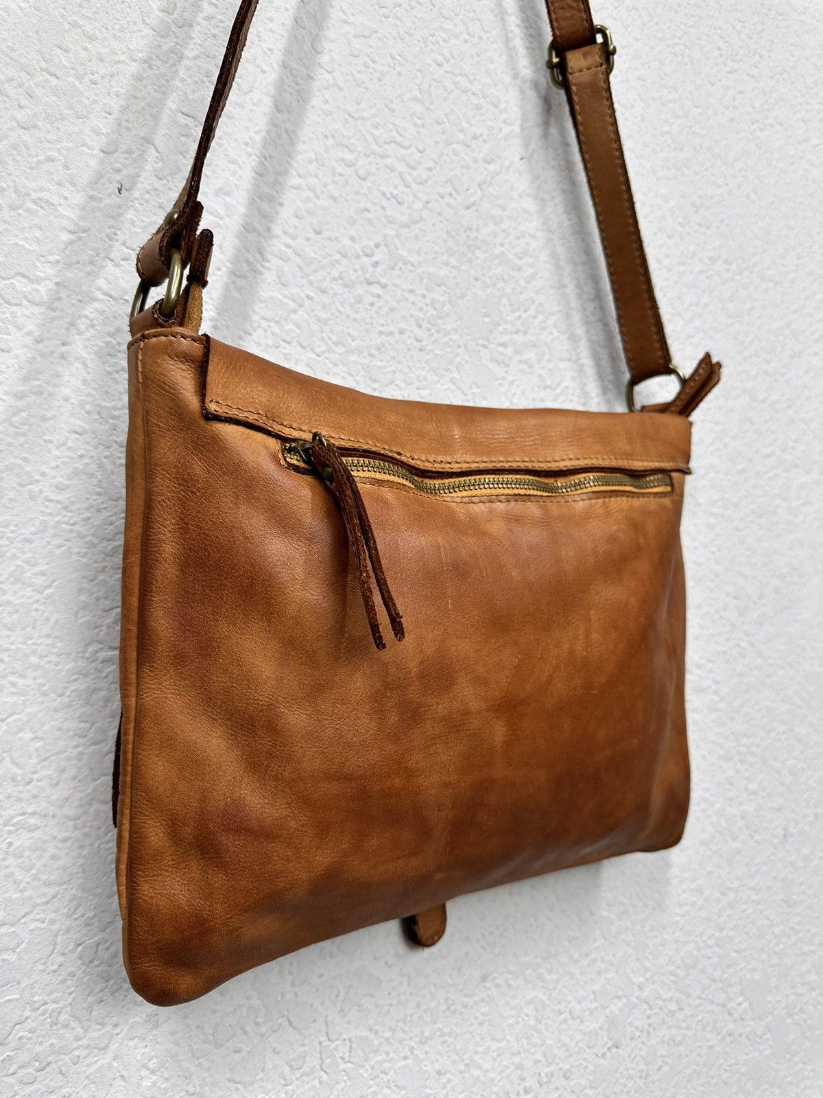 Diesel Vintage AS 98 Metal Zip Design Leather Bag Dolce Gabbana GOA Size ONE SIZE - 7 Thumbnail