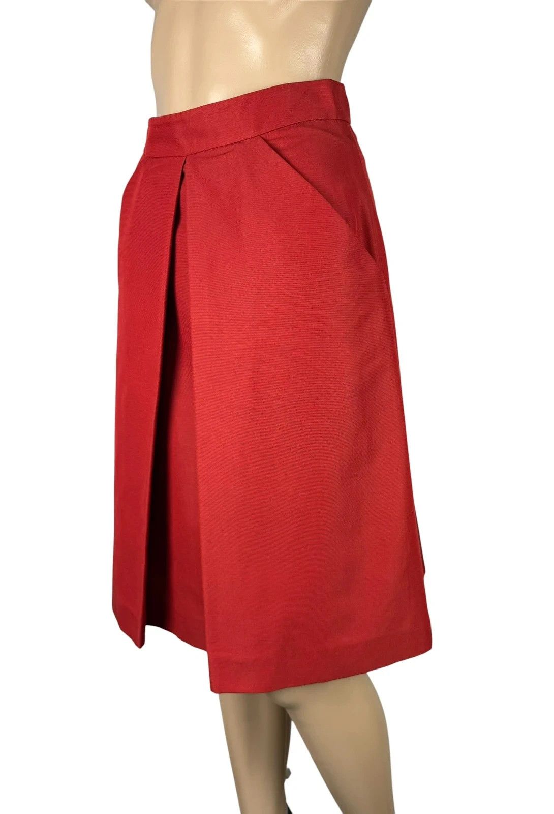 Agnona Agnona Midi Skirt Cotton Silk size 38 Size 26" / US 2 / IT 38 - 4 Thumbnail