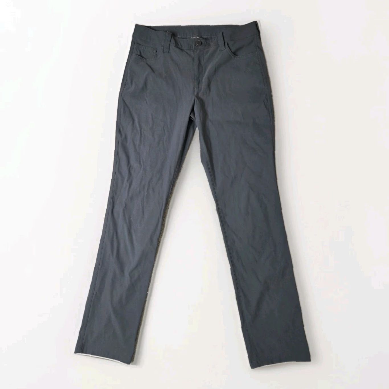 Eddie Bauer Eddie Bauer Womens Gray Nylon Utility Pants Size 10 Straight Leg Regular Inseam 31 Size 32" / US 10 / IT 46 - 2 Thumbnail