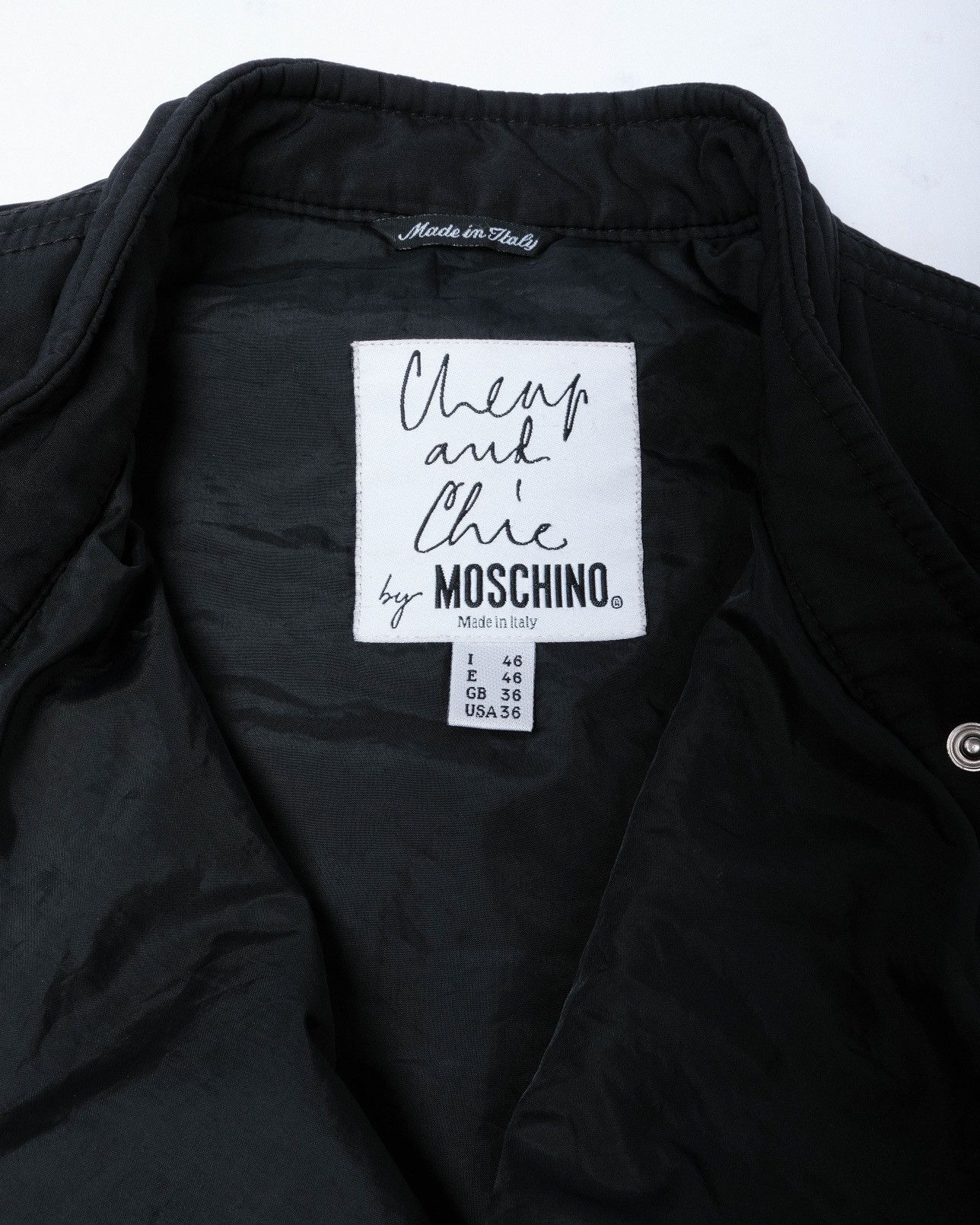 Moschino Moschino Biker Jacket Size US S / EU 44-46 / 1 - 9 Thumbnail