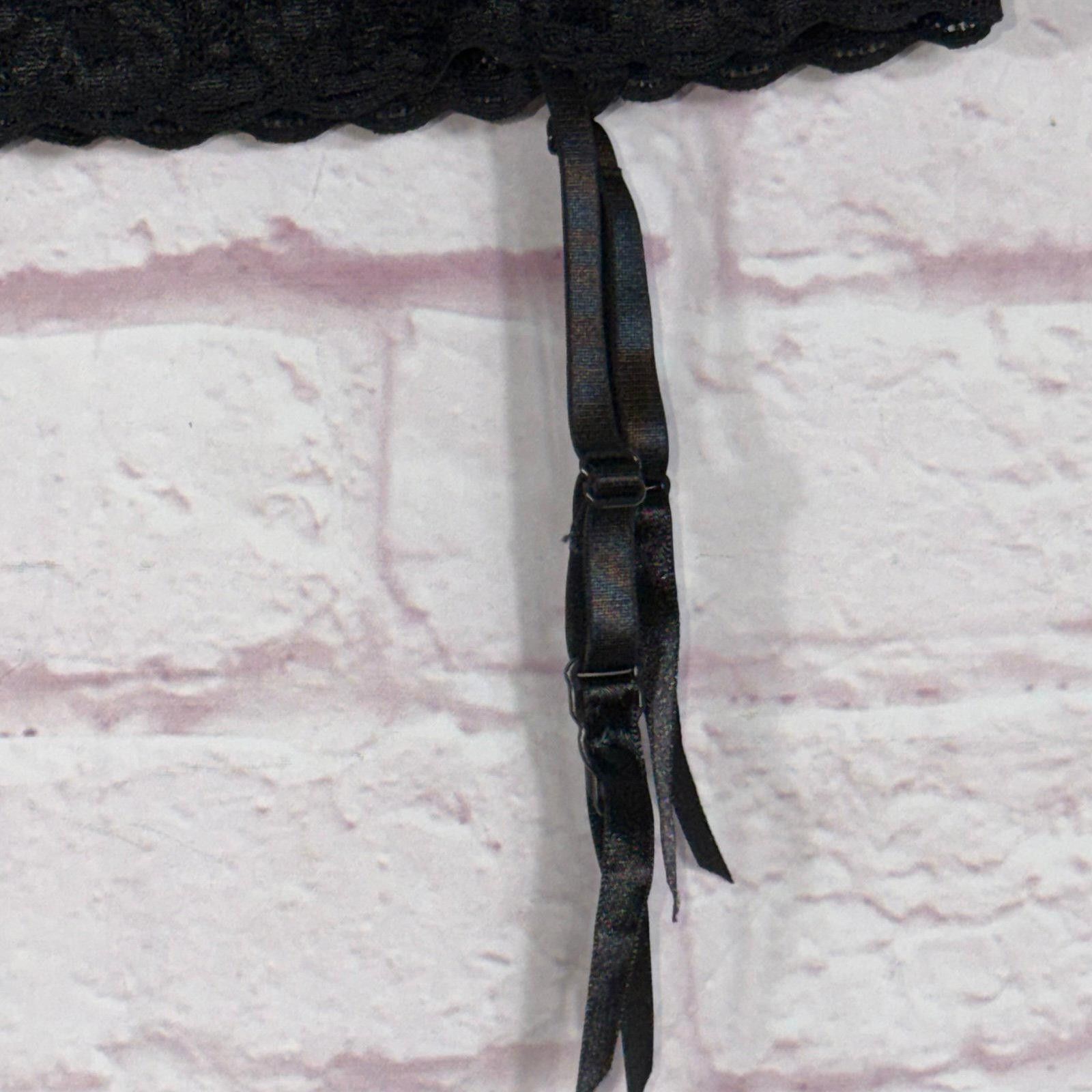 Other Medium Black Lace Garter Belt with Adjustable Straps Size ONE SIZE - 4 Thumbnail