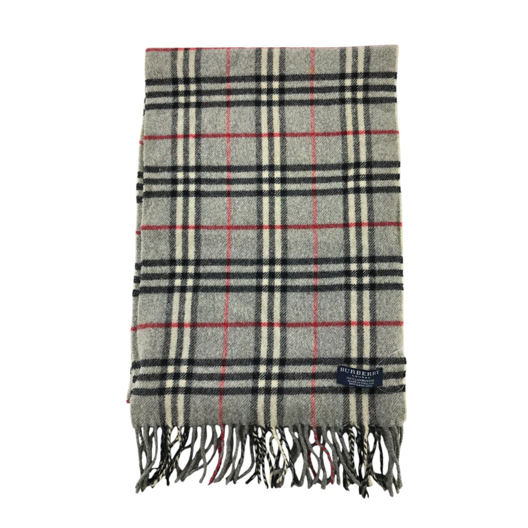 Burberry × Vintage Burberry Scarf / Muffler / Neckwear - WW1856 Size ONE SIZE - 2 Thumbnail
