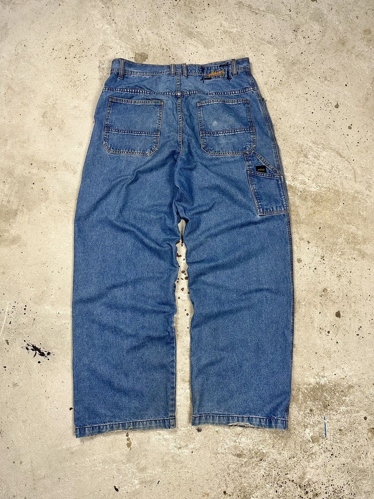 Billabong × JNCO × Vintage Vintage Y2K Billabong Ultra Baggy Carpenter Denim Pants Size US 34 / EU 50 - 1 Thumbnail