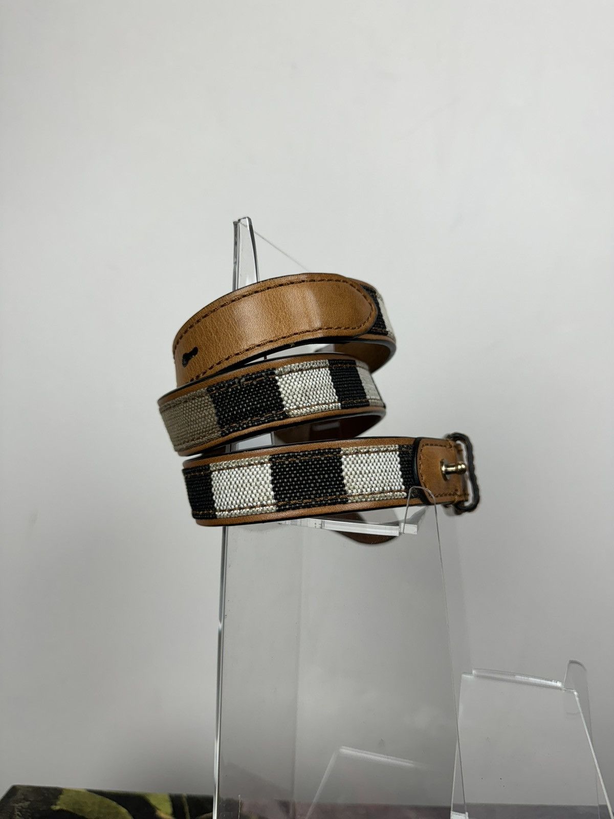 Burberry Leather belt Burberry y2k original luxury casual item Size ONE SIZE - 3 Thumbnail