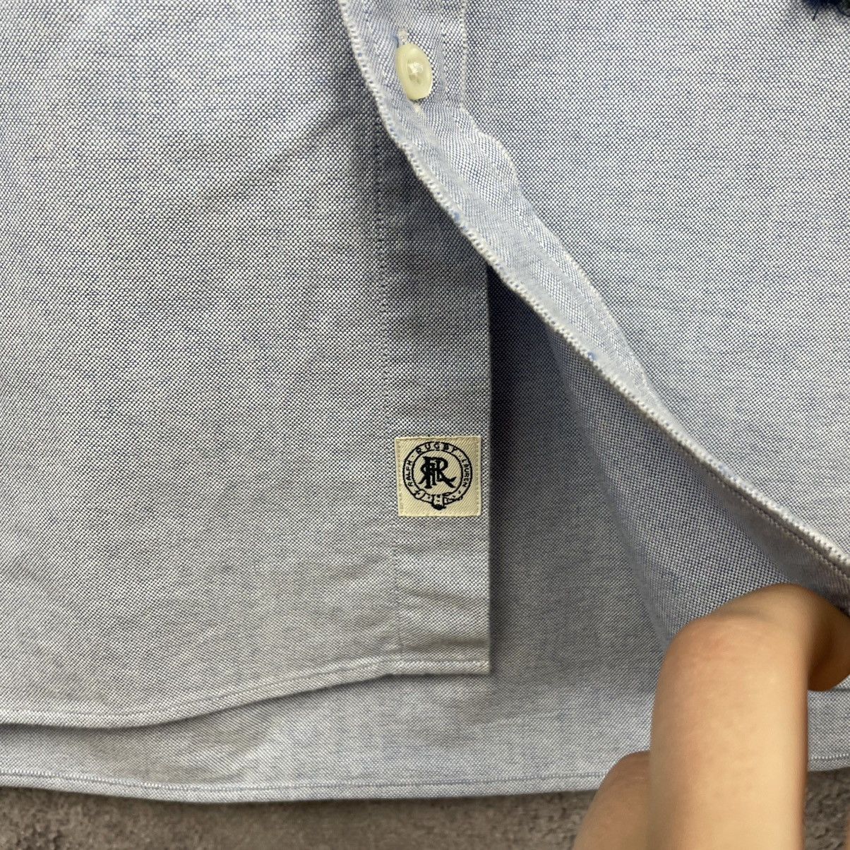 Polo Ralph Lauren Polo Ralph Lauren Rugby Patchwork Oxford Blue Shirt Size US M / EU 48-50 / 2 - 6 Thumbnail