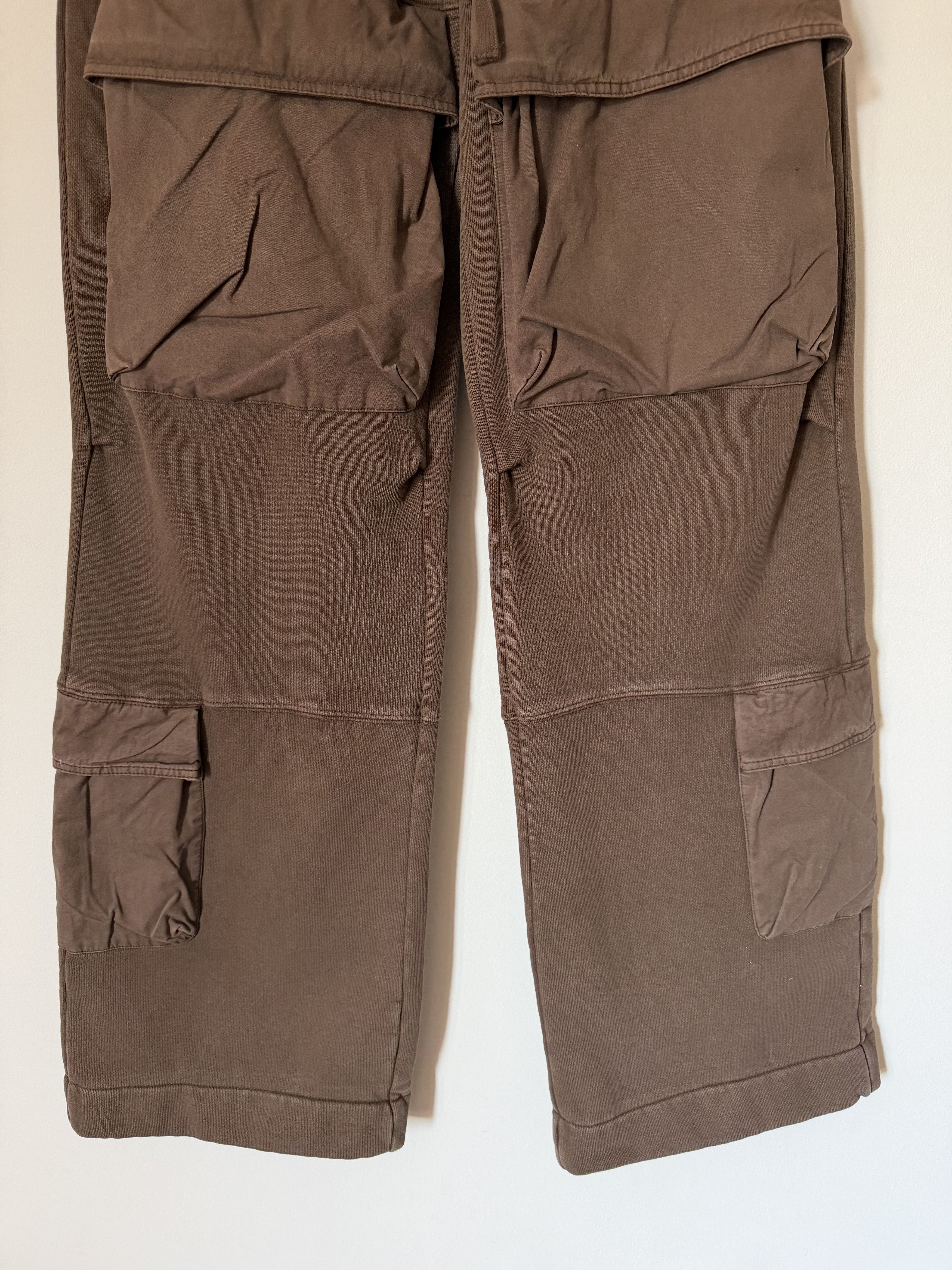 Entire Studios Entire Studios Utility Cargo Sweatpants in Brown Size US 32 / EU 48 - 3 Thumbnail