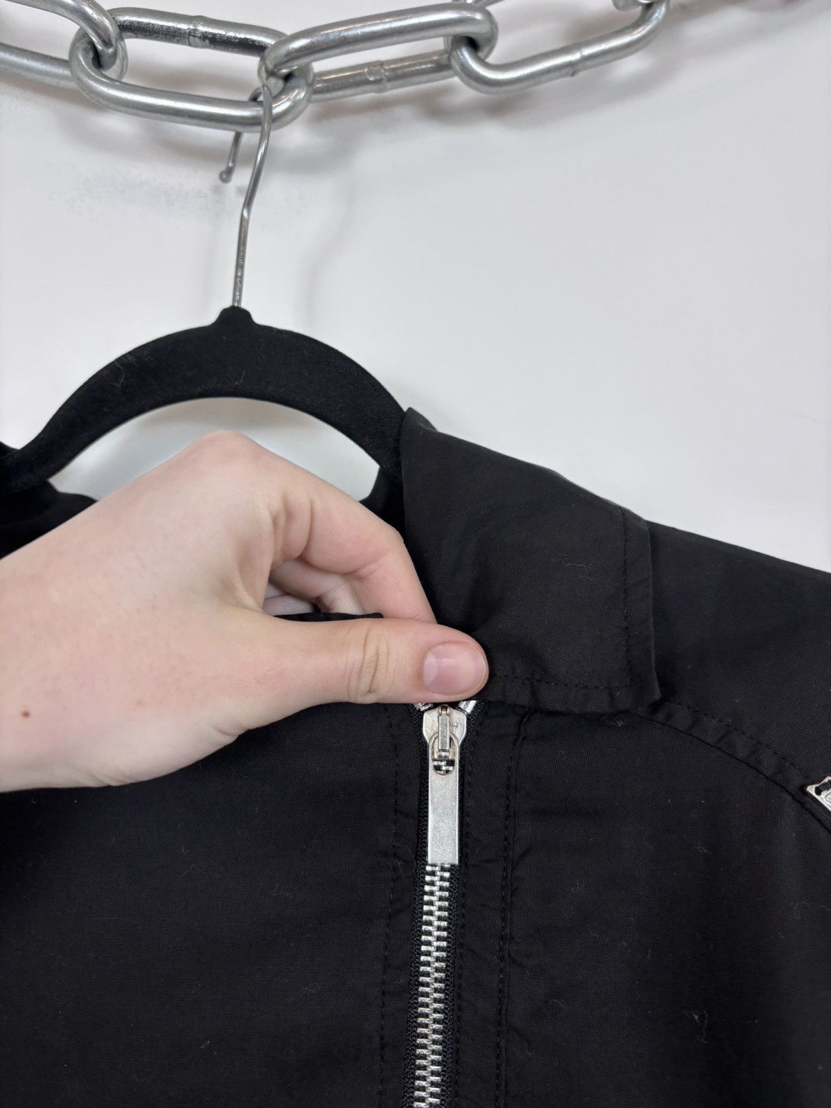 Cop Copine Cop Copine Amboise NWT Women’s Black Lyocell Zipped Jacket Size XS / US 0-2 / IT 36-38 - 4 Thumbnail