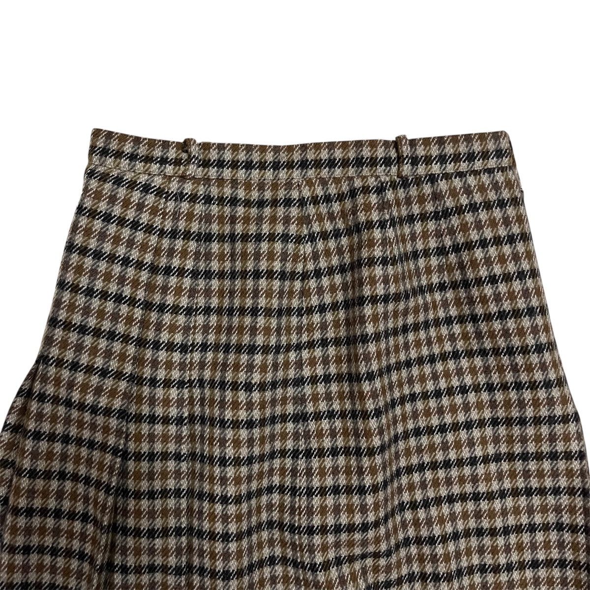 Burberry Vintage Burberrys Wool Nova Check Skirt Checkered Tartan Size 26" / US 2 / IT 38 - 3 Thumbnail