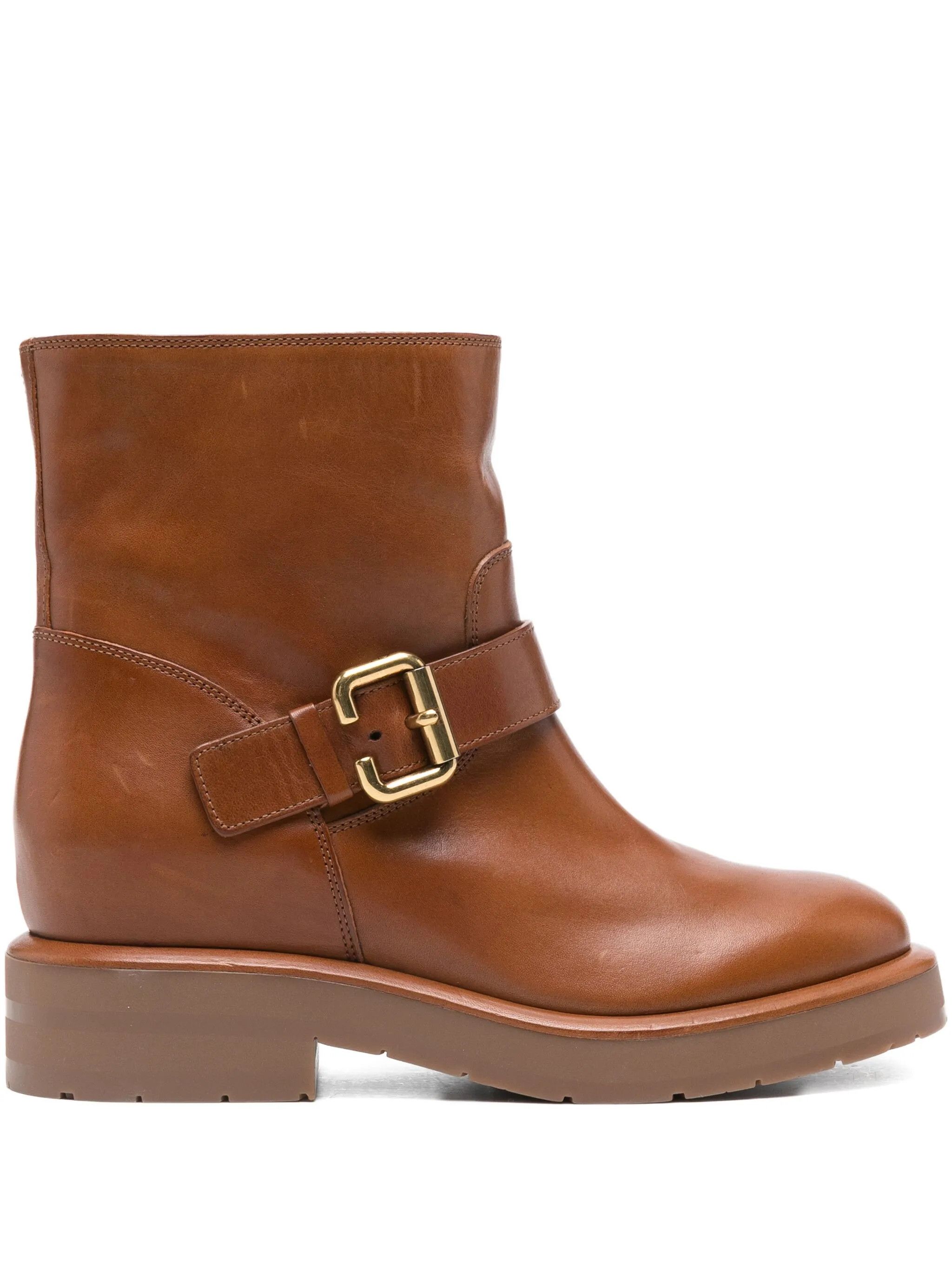 Chloe o1loc1c11125 Coddington Ankle Boots in Brown Size US 10 / IT 40 - 1 Thumbnail