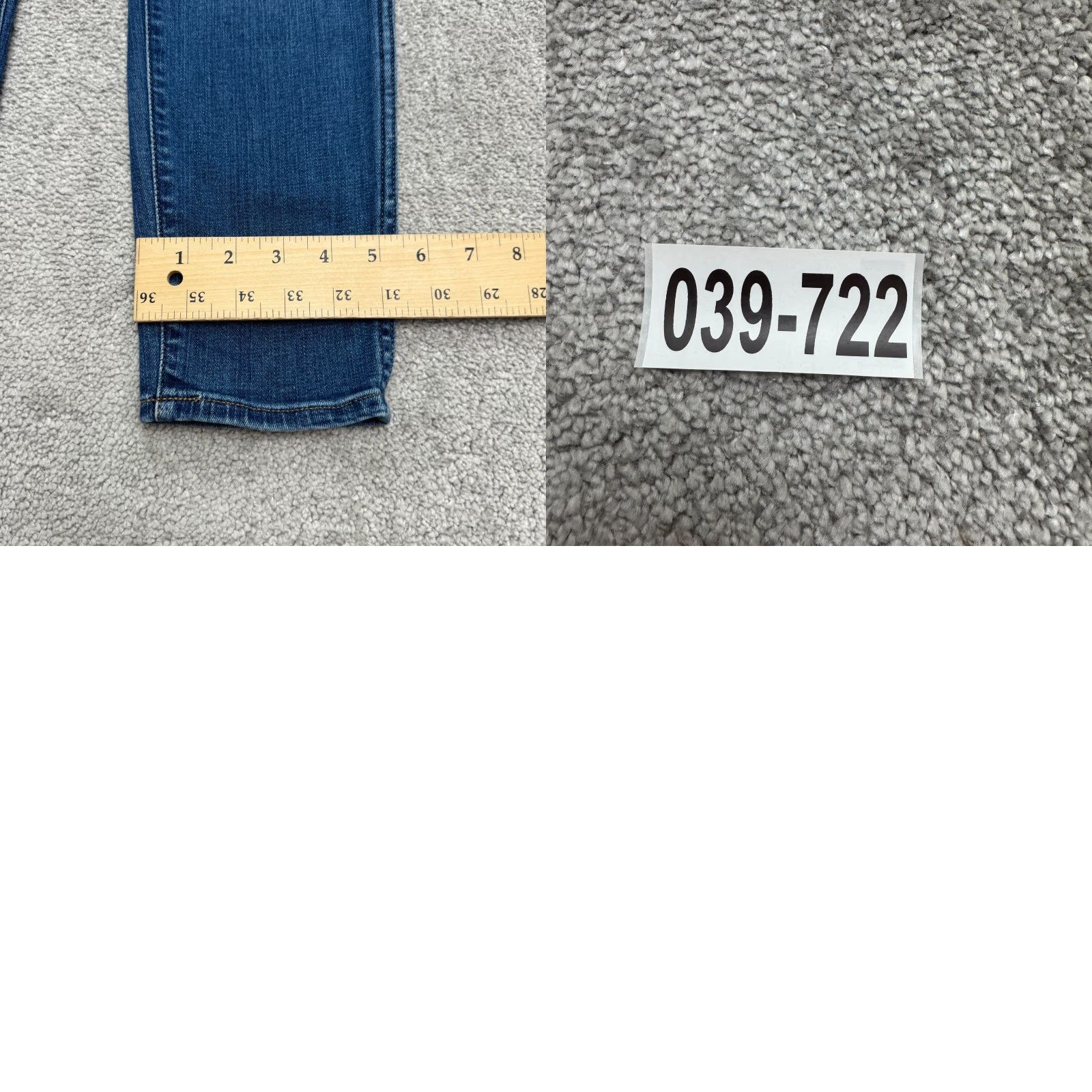Madewell Madewell Jeans Womens Skinny Denim 31 High Rise Dark Wash Stretch City Grunge Outdoor Streetwear Preppy Mens Womens Boys Girls Size 24" / US 00 / IT 34 - 11 Thumbnail