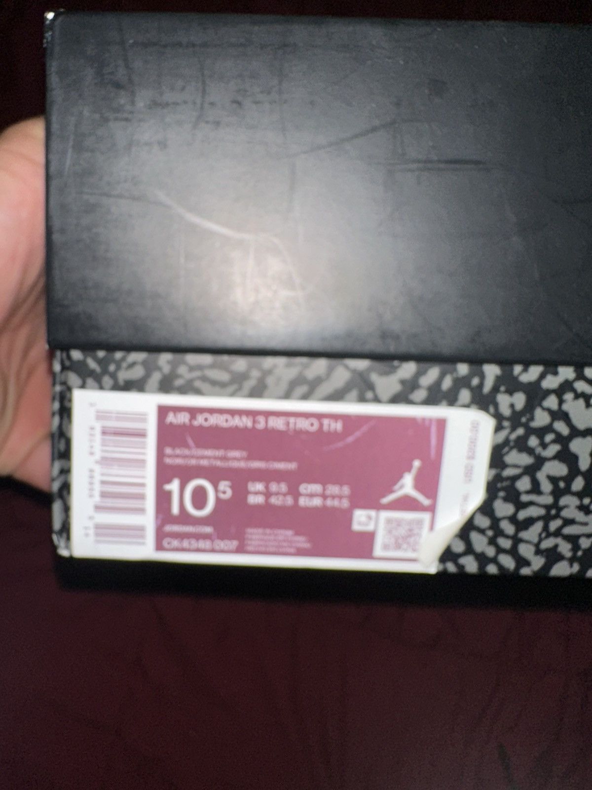 Jordan Brand Tinker Hatfield Jordan 3 SP black cement Size US 10.5 / EU 43-44 - 6 Thumbnail