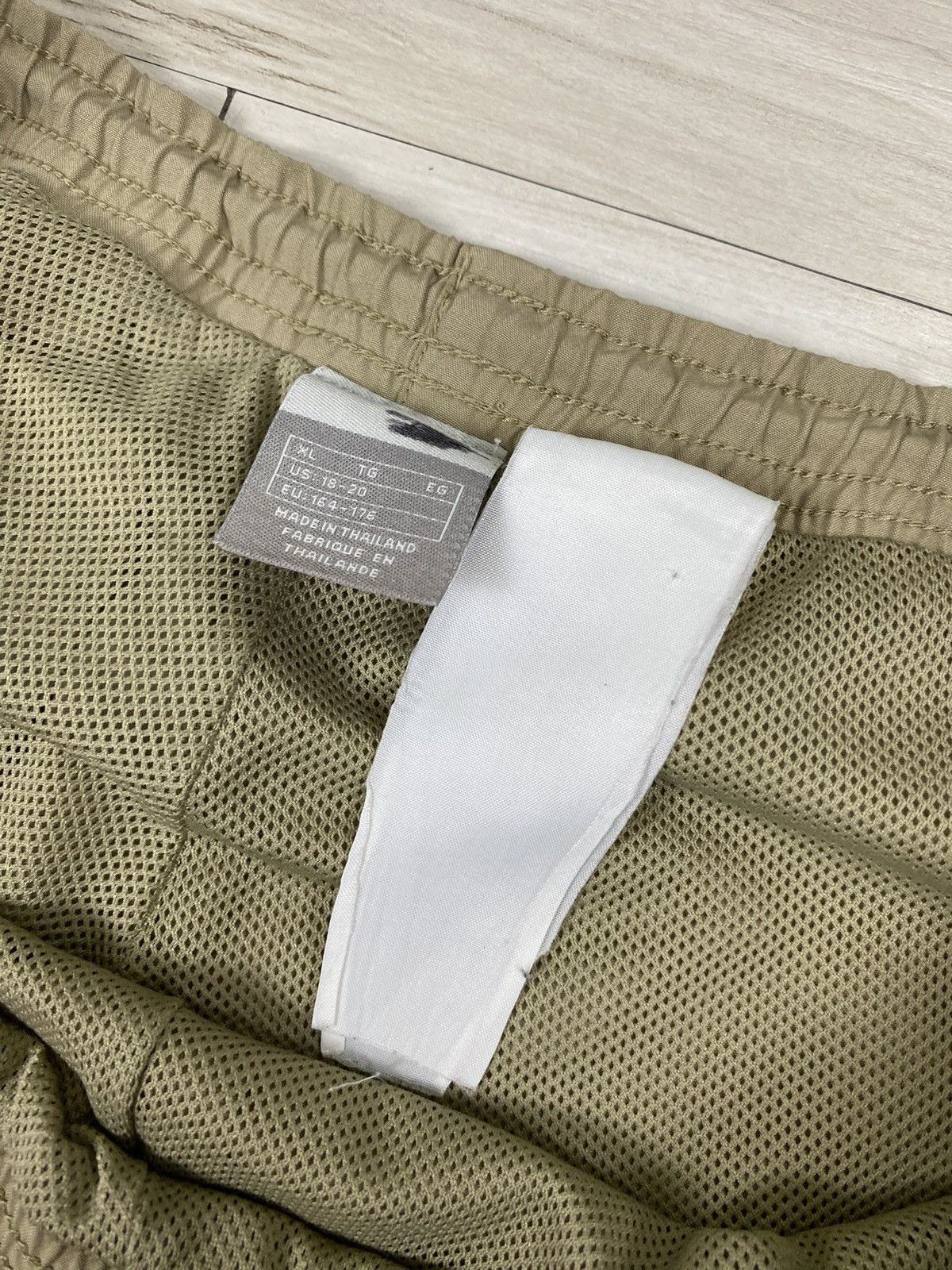Nike Y2K Nike Nylon Pants Track Drill Cream Swoosh Size US 30 / EU 46 - 6 Thumbnail